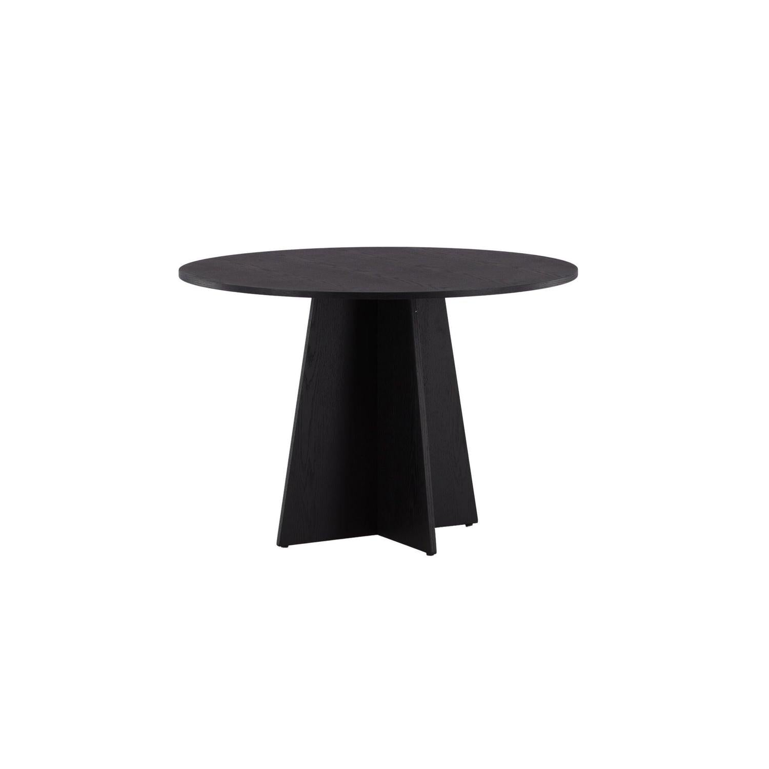 Esstisch Bootcut Ø110cm - Schwarz-Esstisch Rund-Venture Home-le canapé