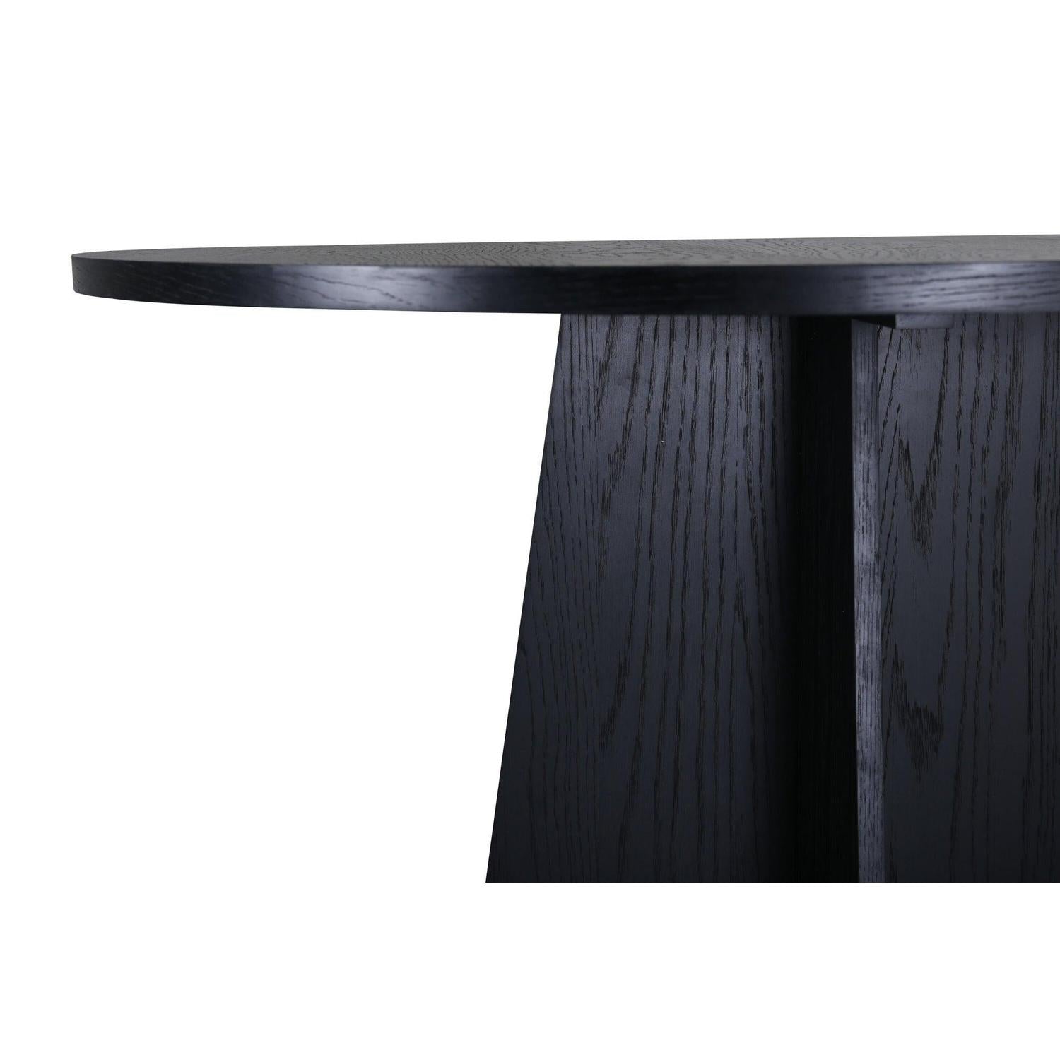 Esstisch Bootcut Ø110cm - Schwarz-Esstisch Rund-Venture Home-le canapé