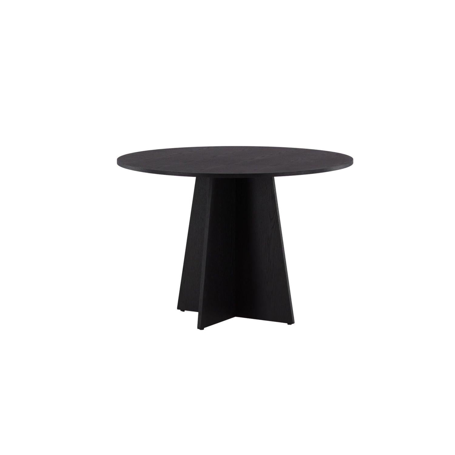 Esstisch Bootcut Ø110cm - Schwarz-Esstisch Rund-Venture Home-le canapé