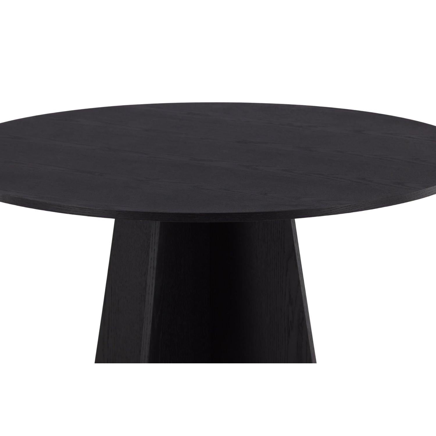 Esstisch Bootcut Ø110cm - Schwarz-Esstische Rund-Venture Home-le canapé