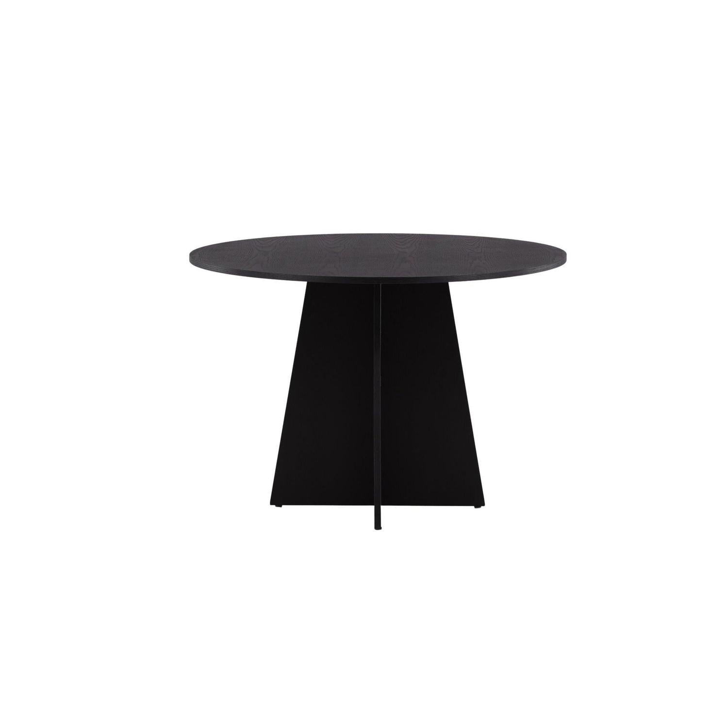 Esstisch Bootcut Ø110cm - Schwarz-Esstische Rund-Venture Home-le canapé