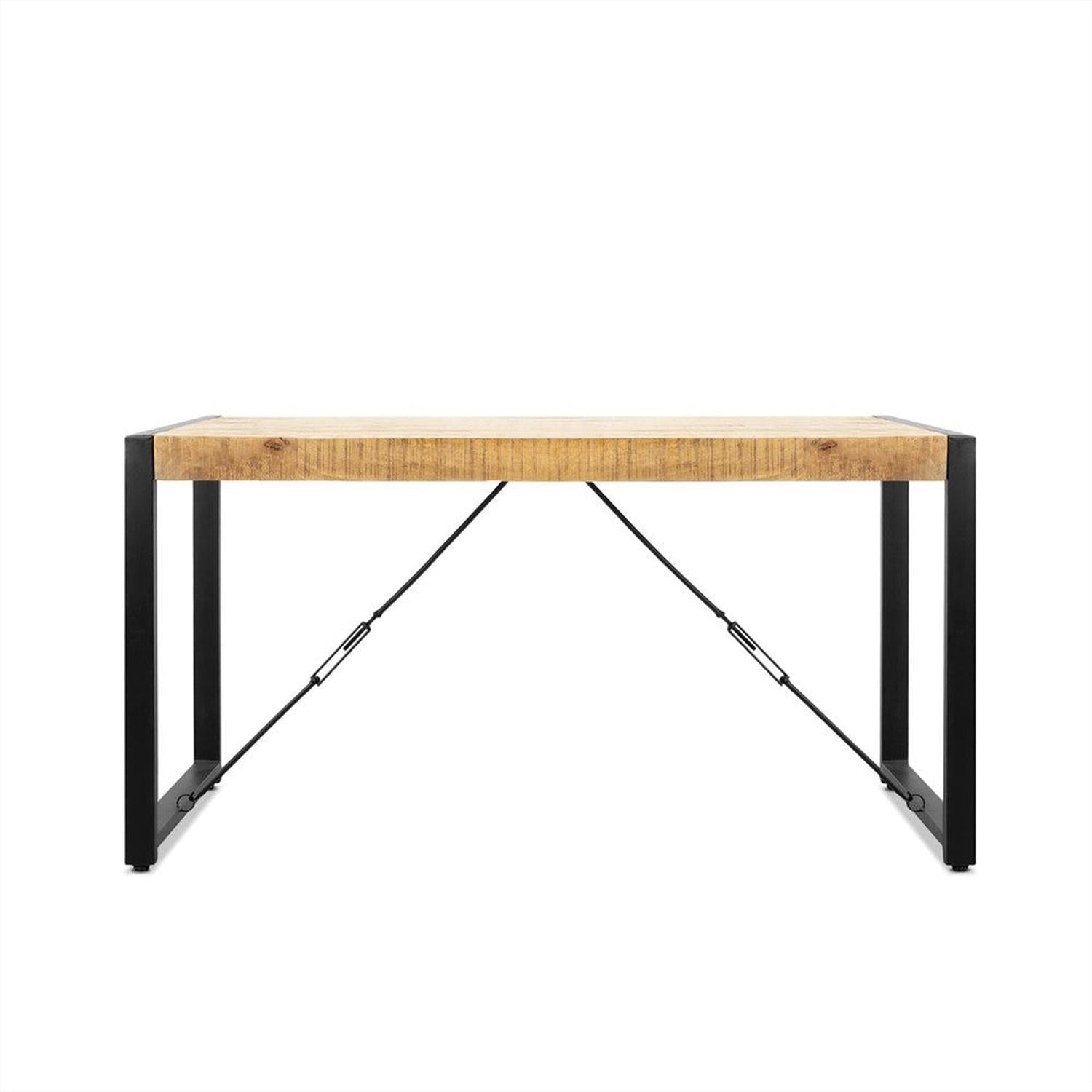 Esstisch Britt aus Mangoholz 140cm - Hellbraun-Esstische Rechteckig-Benoa-le canapé