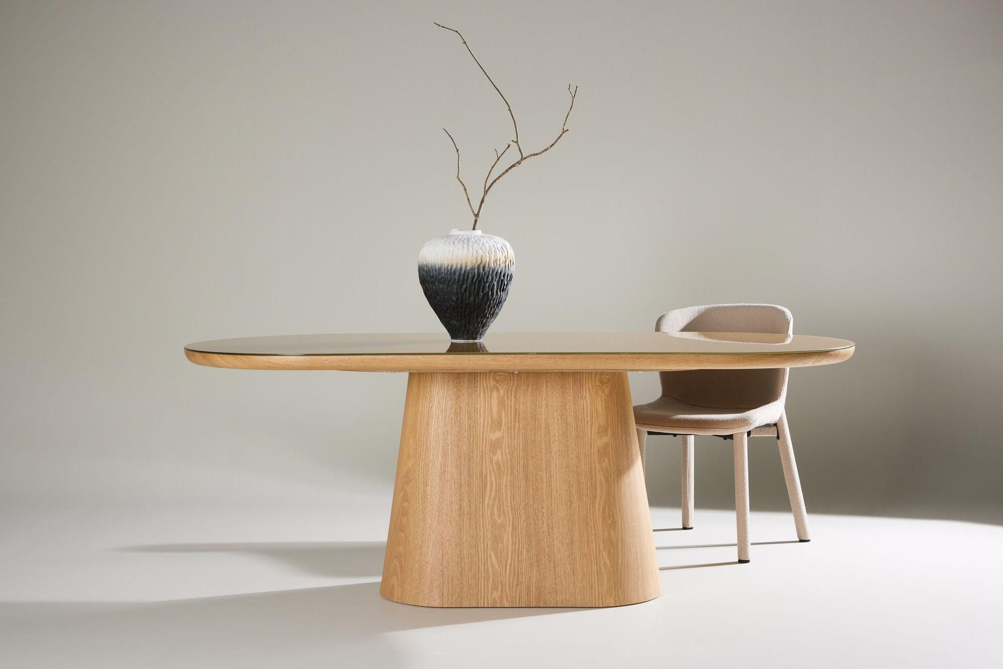 Esstisch Castor Oval 200x90cm - Natur-Esstische Oval-Venture Home-le canapé