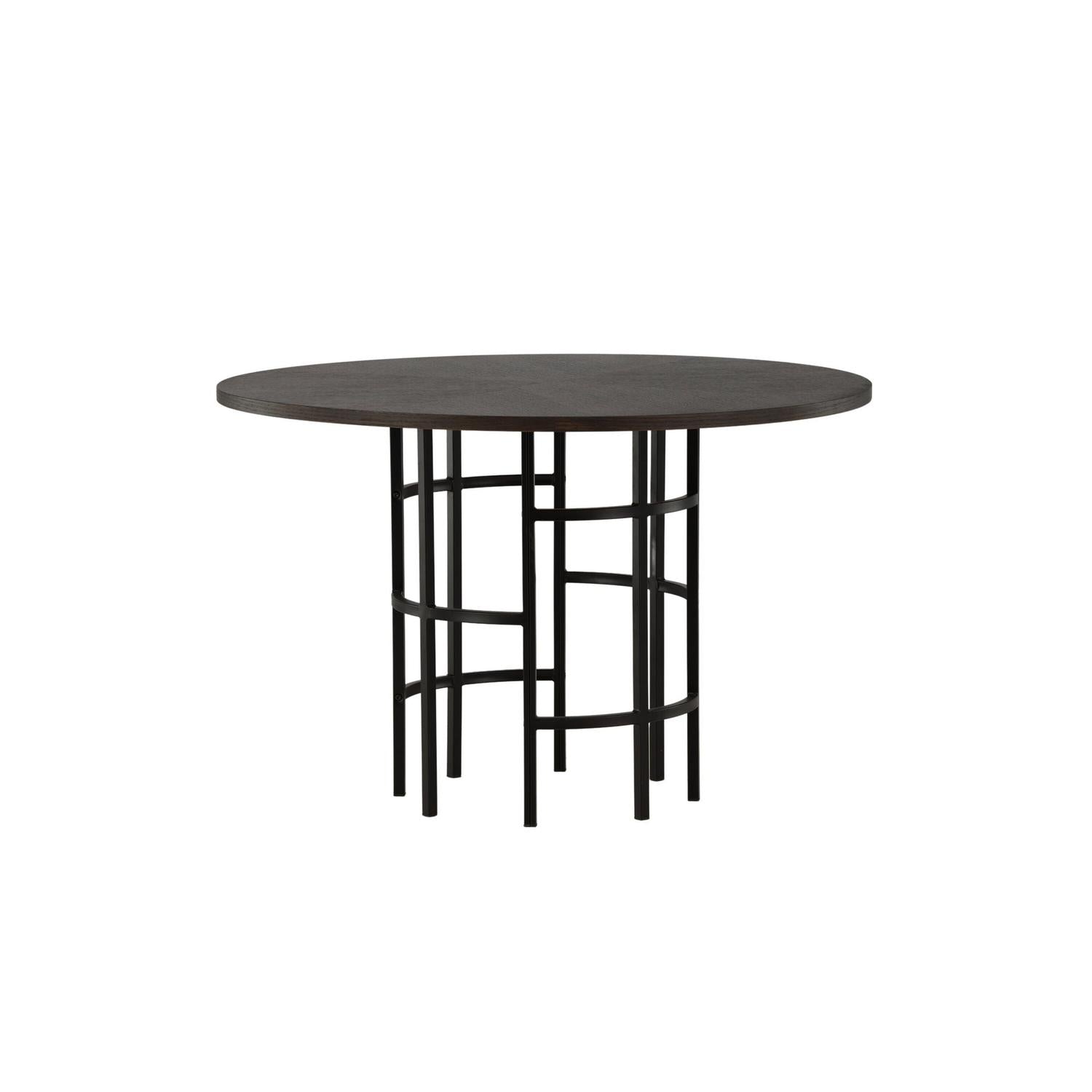 Esstisch Copenhagen Ø115cm - Mokka-Esstisch Rund-Venture Home-le canapé