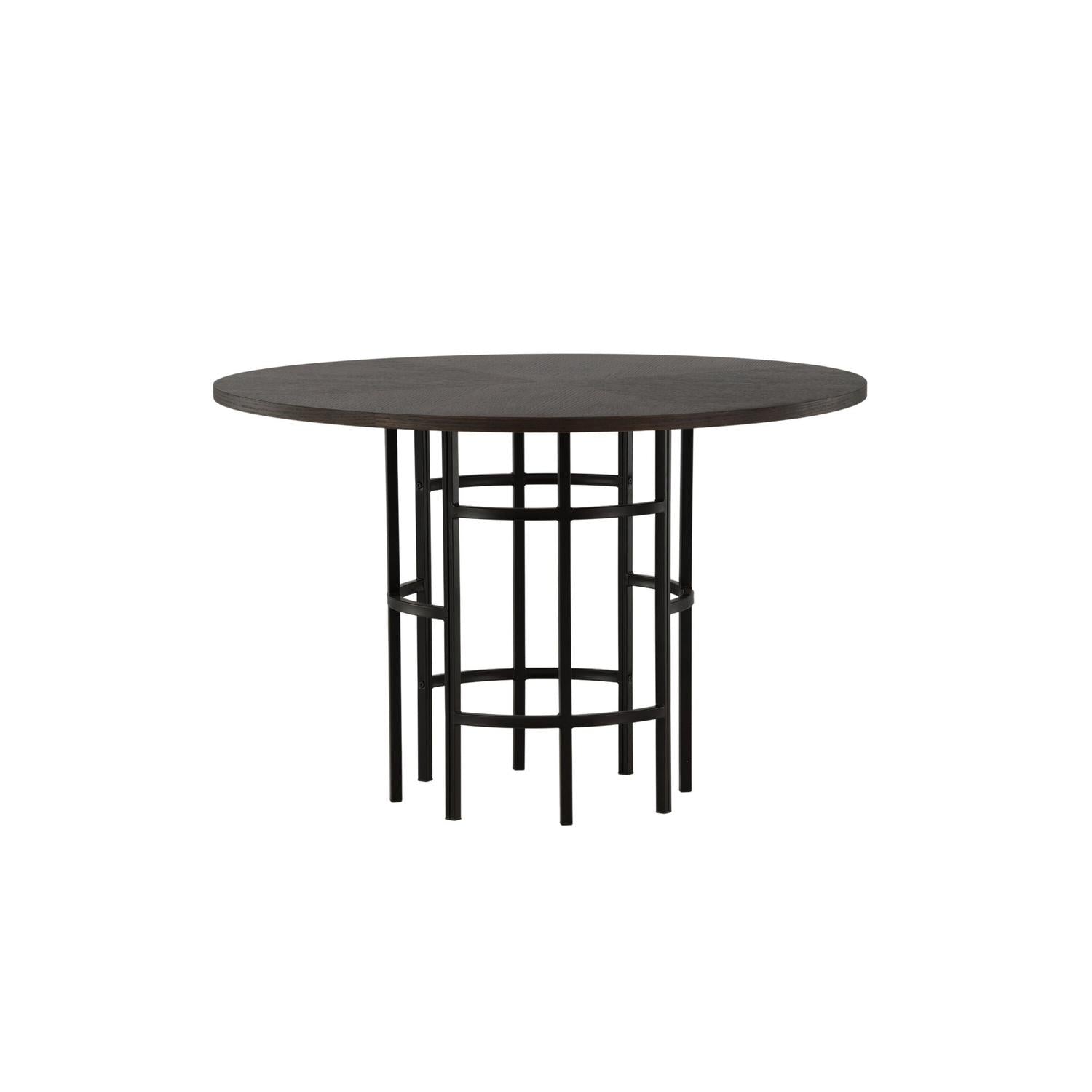 Esstisch Copenhagen Ø115cm - Mokka-Esstische Rund-Venture Home-le canapé