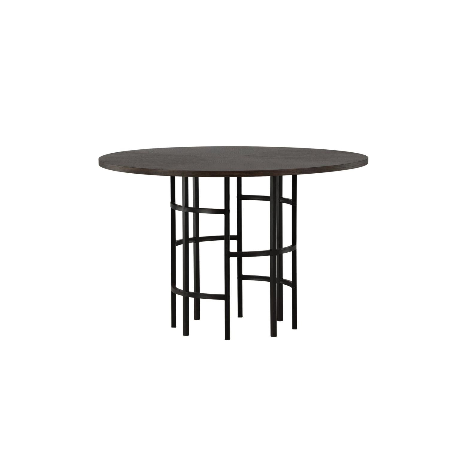 Esstisch Copenhagen Ø115cm - Mokka-Esstische Rund-Venture Home-le canapé
