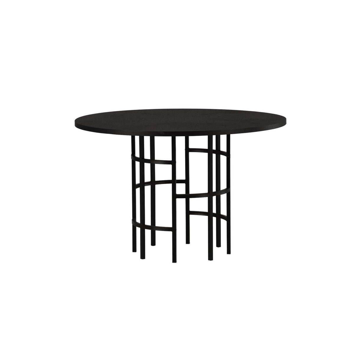 Esstisch Copenhagen Ø115cm - Schwarz-Esstische Rund-Venture Home-le canapé