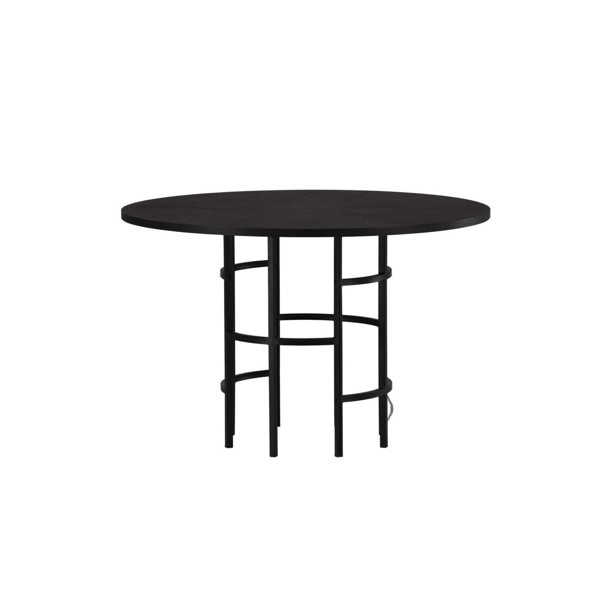 Esstisch Copenhagen Ø115cm - Schwarz-Esstische Rund-Venture Home-le canapé