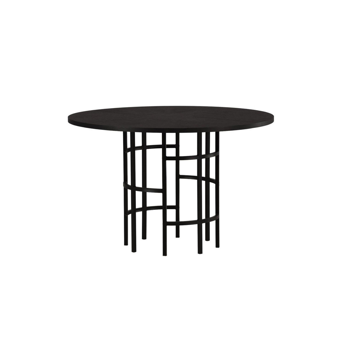 Esstisch Copenhagen Ø115cm - Schwarz-Esstische Rund-Venture Home-le canapé