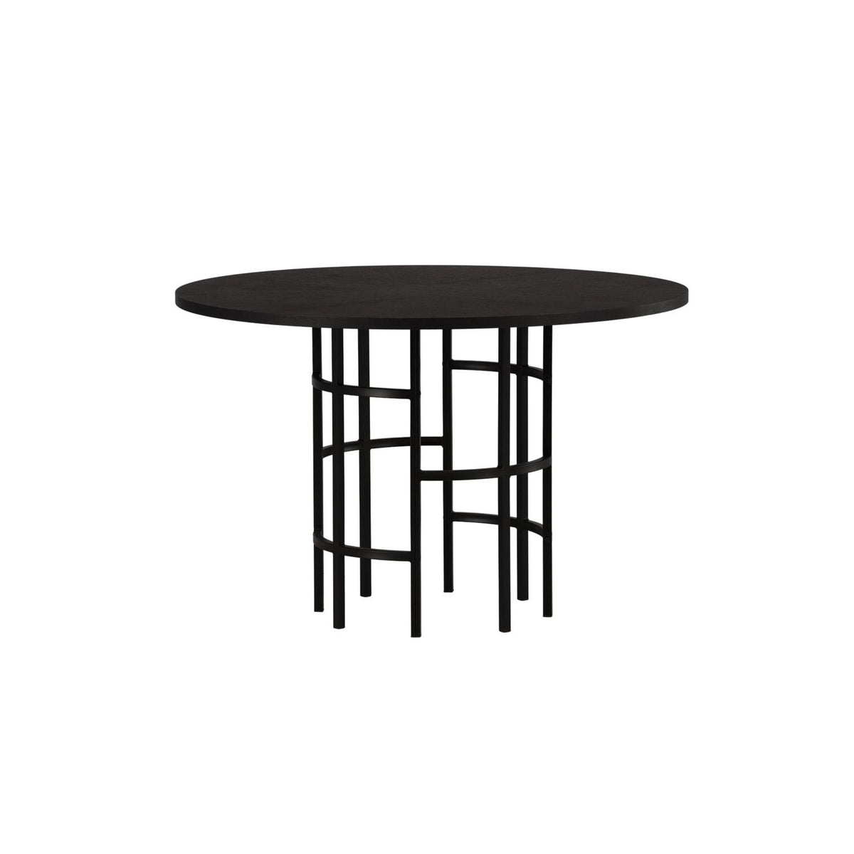 Esstisch Copenhagen Ø115cm - Schwarz-Esstische Rund-Venture Home-le canapé