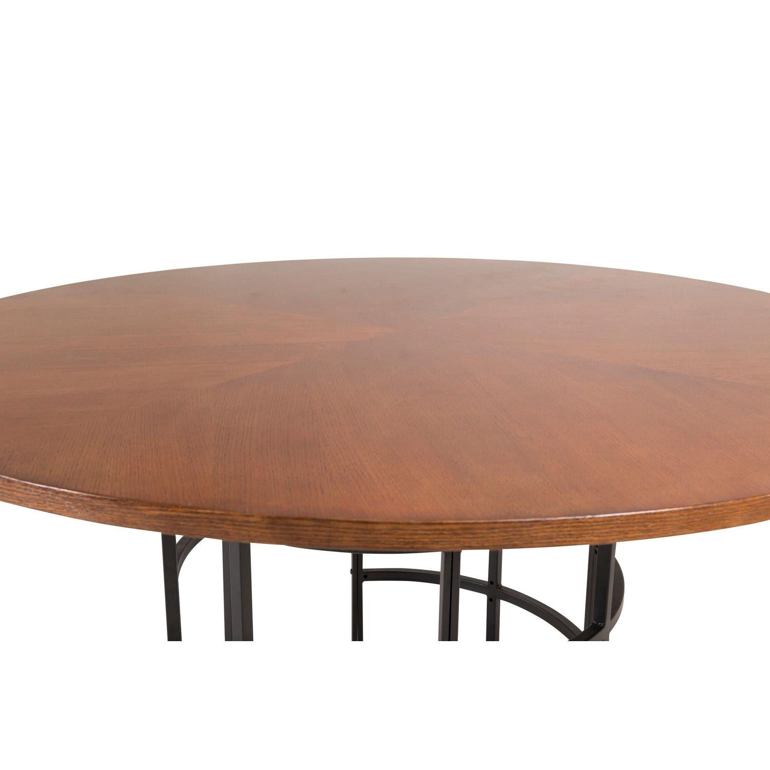 Esstisch Copenhagen Ø140cm - Braun-Esstische Rund-Venture Home-le canapé