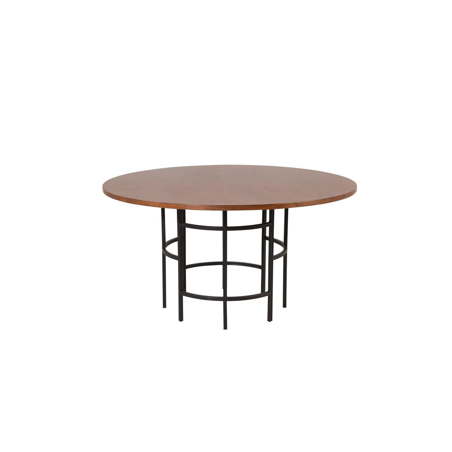 Esstisch Copenhagen Ø140cm - Braun-Esstische Rund-Venture Home-le canapé