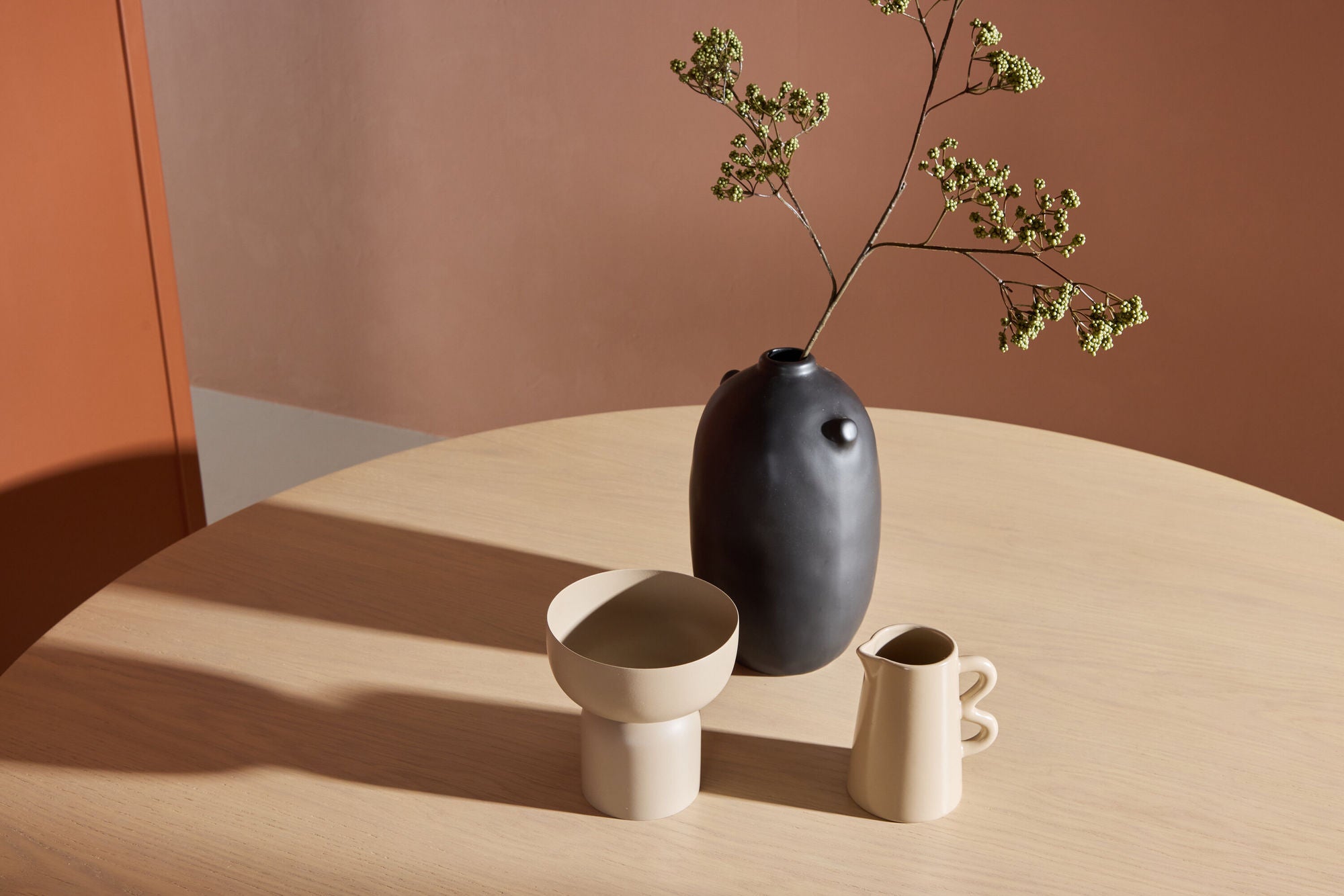 Esstisch Copenhagen Ø140cm - Cremeweiß-Esstisch Rund-Venture Home-le canapé