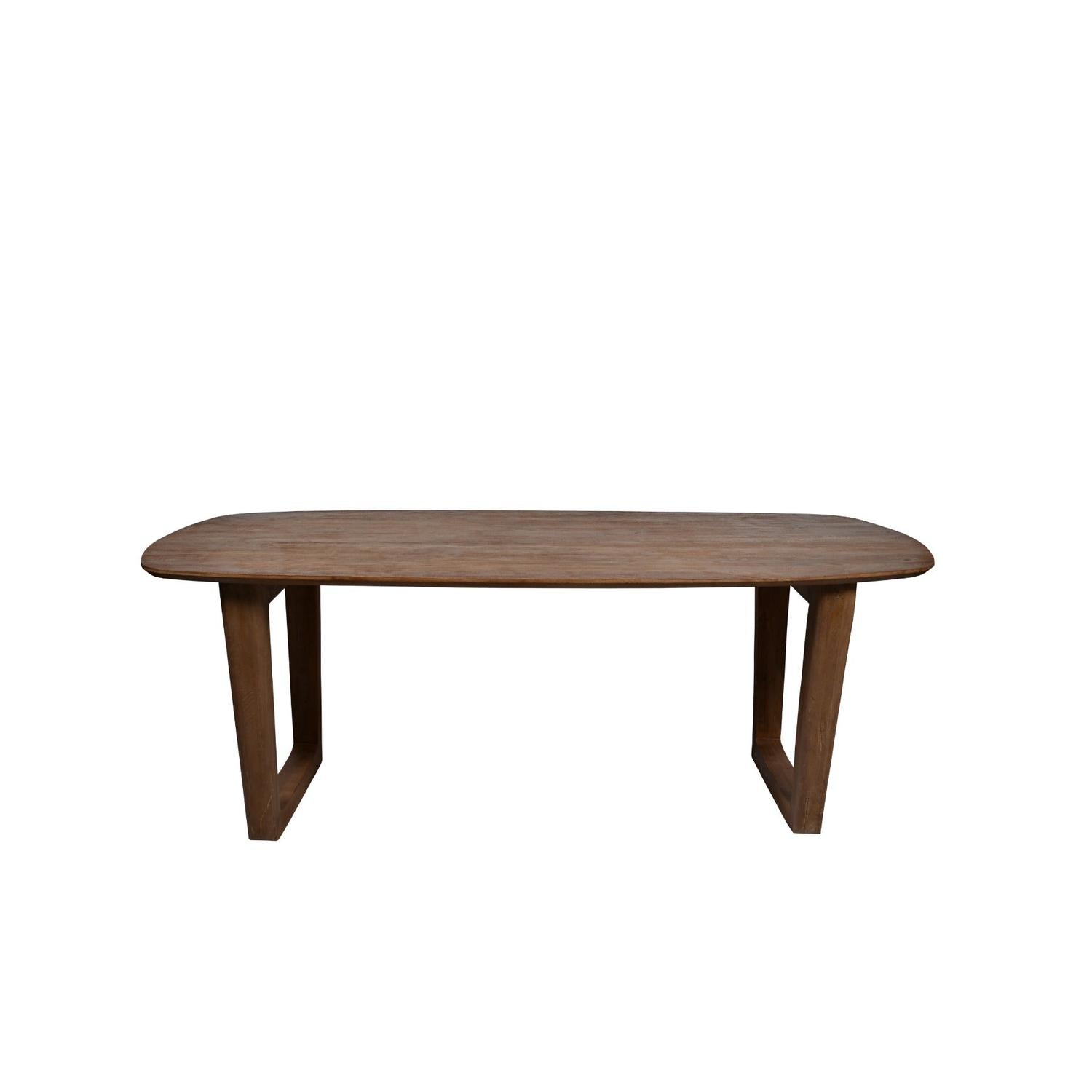 Esstisch Cortez aus Mangoholz 200cm - Dunkelbraun-Esstische Rechteckig-Livingfurn-le canapé