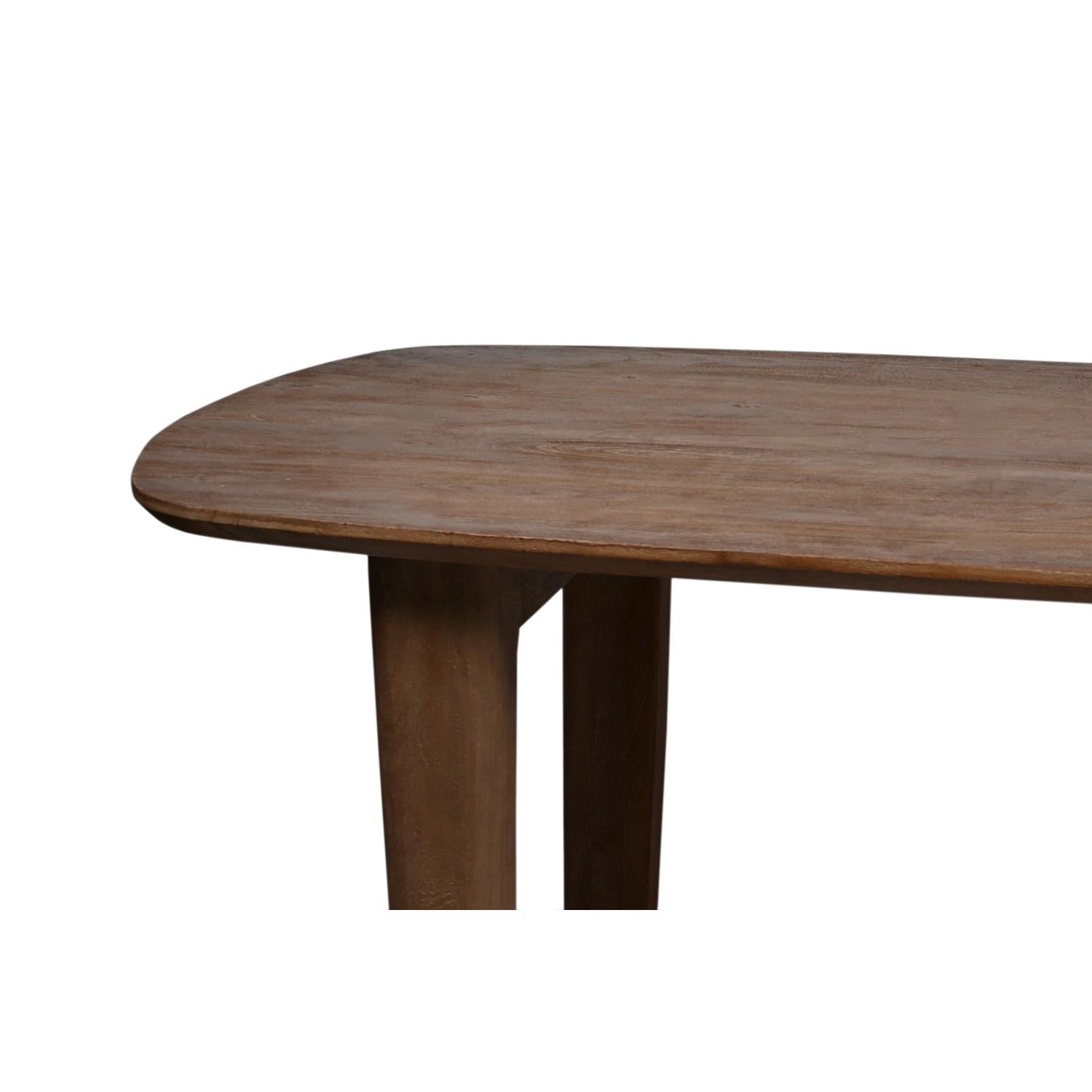 Esstisch Cortez aus Mangoholz 270cm - Dunkelbraun-Esstische Rechteckig-Livingfurn-le canapé