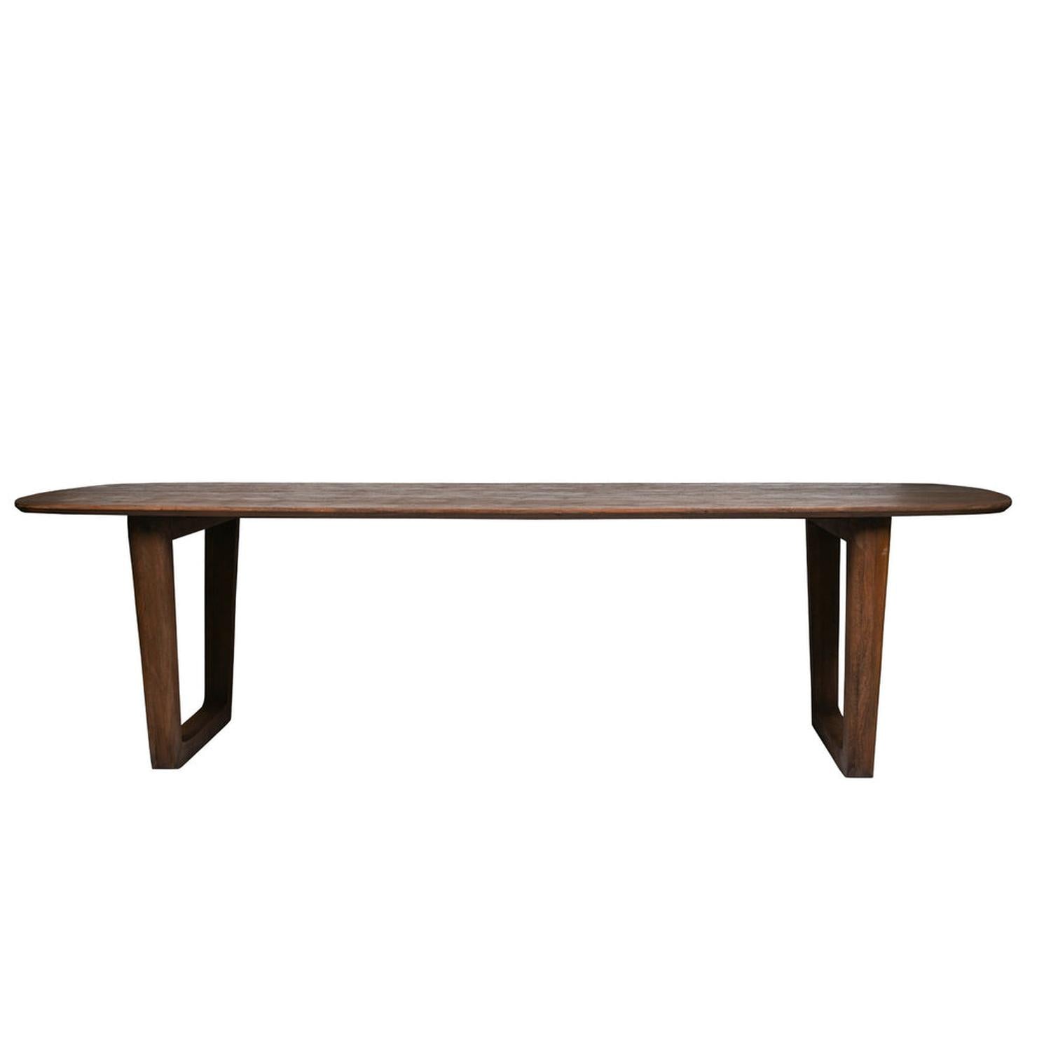 Esstisch Cortez aus Mangoholz 270cm - Dunkelbraun-Esstische Rechteckig-Livingfurn-le canapé