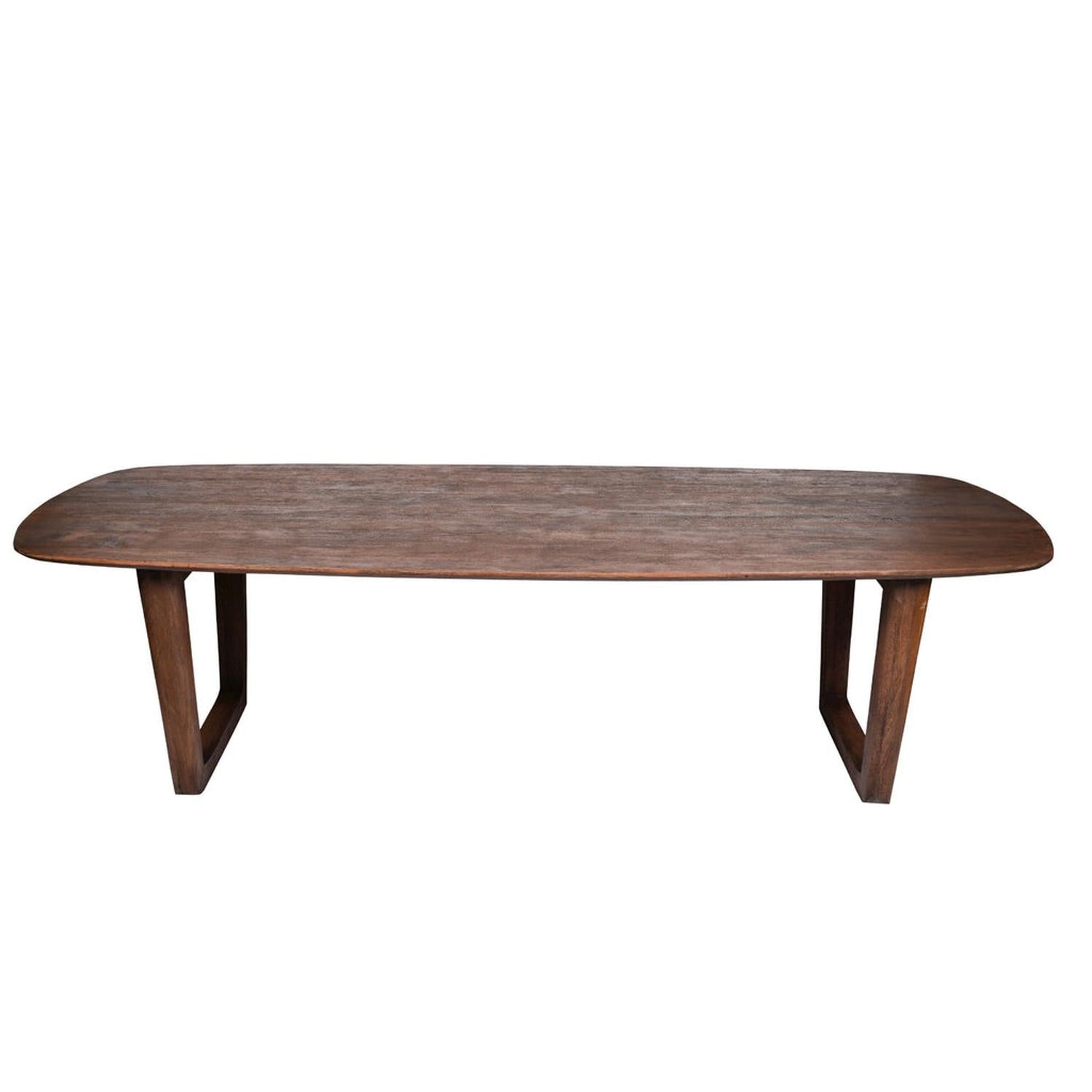 Esstisch Cortez aus Mangoholz 270cm - Dunkelbraun-Esstische Rechteckig-Livingfurn-le canapé