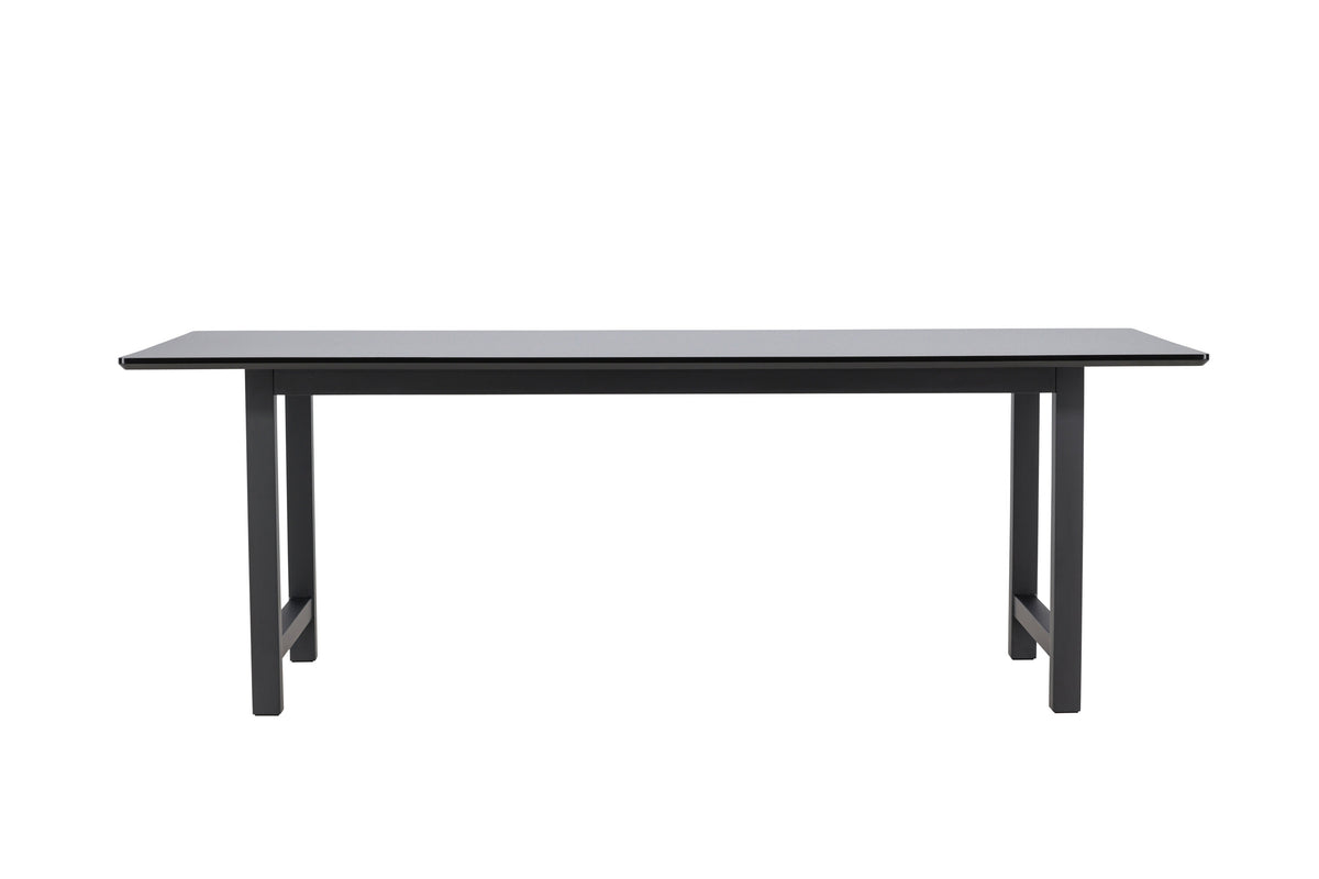 Esstisch Count 220cm - Schwarz-Esstische Rechteckig-Venture Home-le canapé
