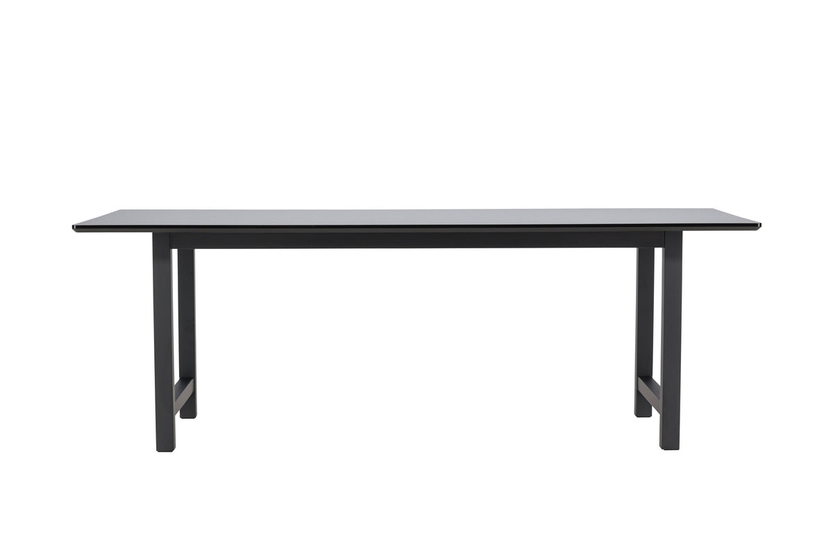 Esstisch Count 220cm - Schwarz-Esstische Rechteckig-Venture Home-le canapé