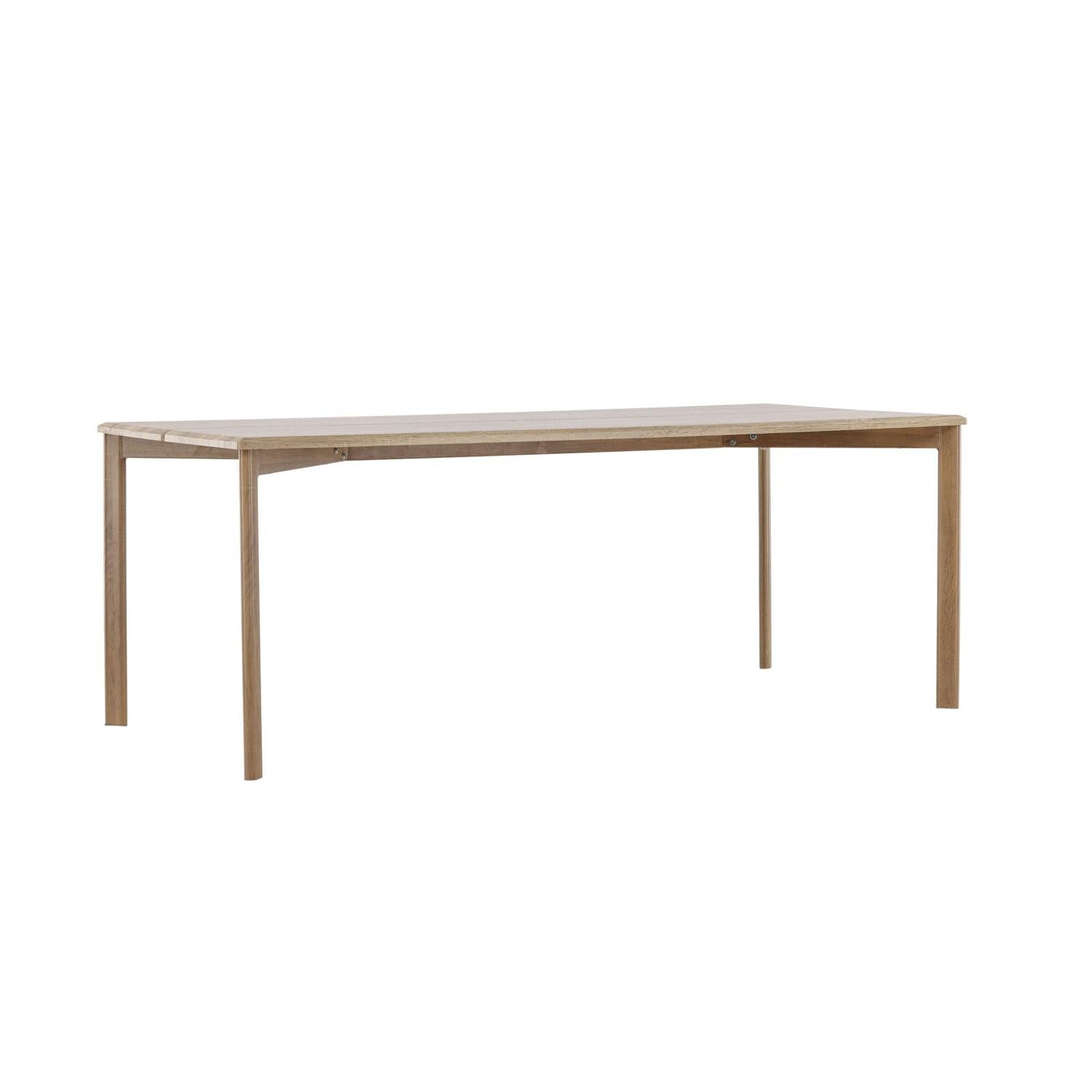 Esstisch Damon 200*90cm - Hellbraun-Esstisch Rechteckig-Venture Home-le canapé