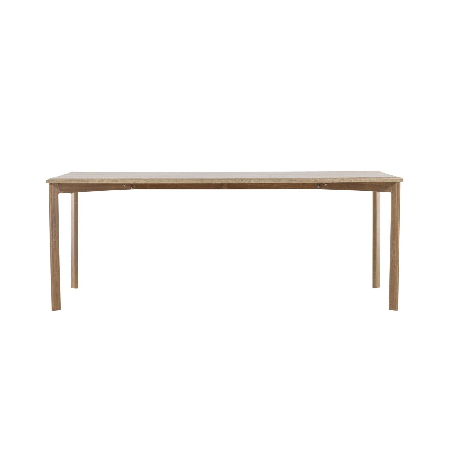 Esstisch Damon 200*90cm - Hellbraun-Esstisch Rechteckig-Venture Home-le canapé