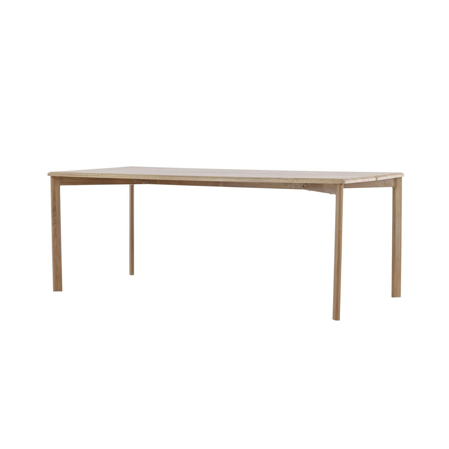 Esstisch Damon 200*90cm - Hellbraun-Esstisch Rechteckig-Venture Home-le canapé