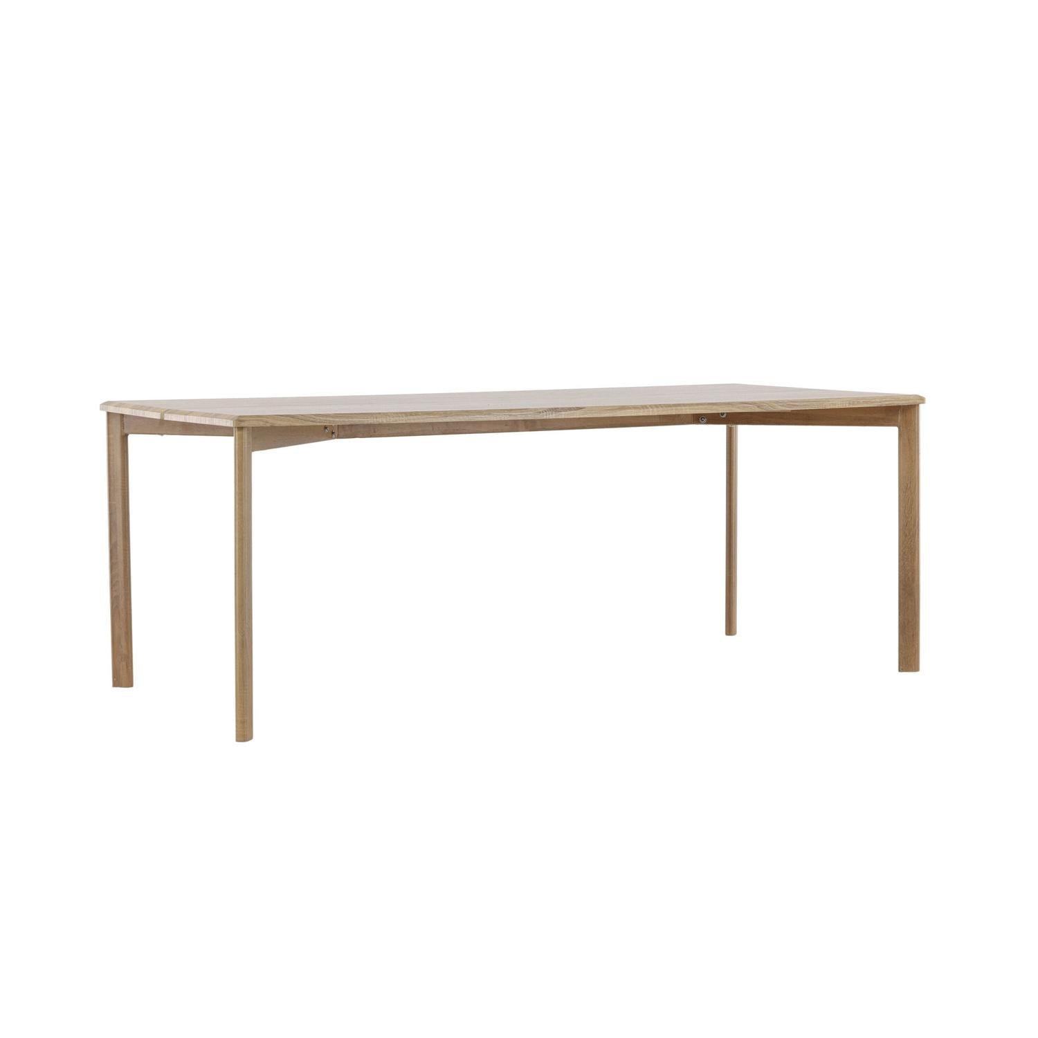 Esstisch Damon 200*90cm - Hellbraun-Esstisch Rechteckig-Venture Home-le canapé