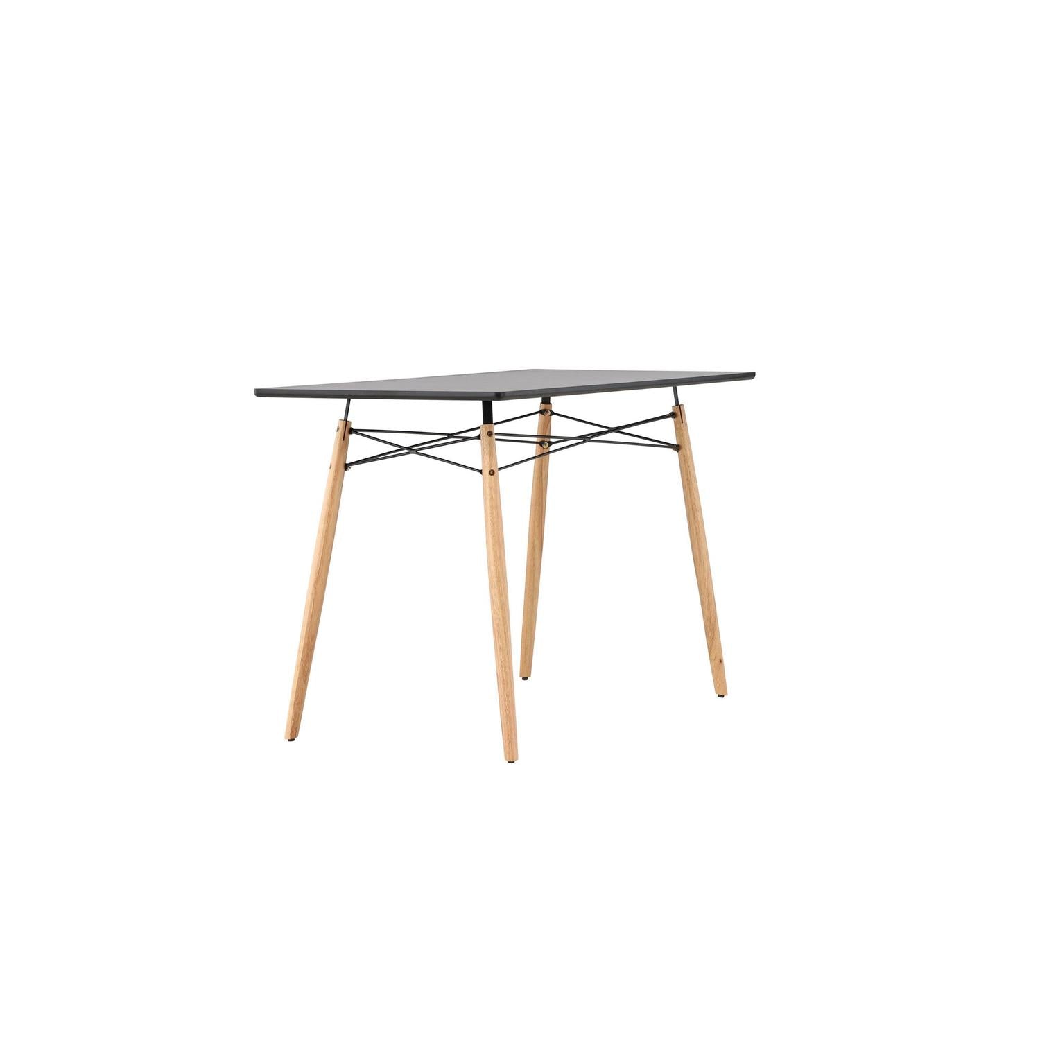 Esstisch Danburi Rechteckig 120*60cm - Schwarz-Esstisch Rechteckig-Venture Home-le canapé