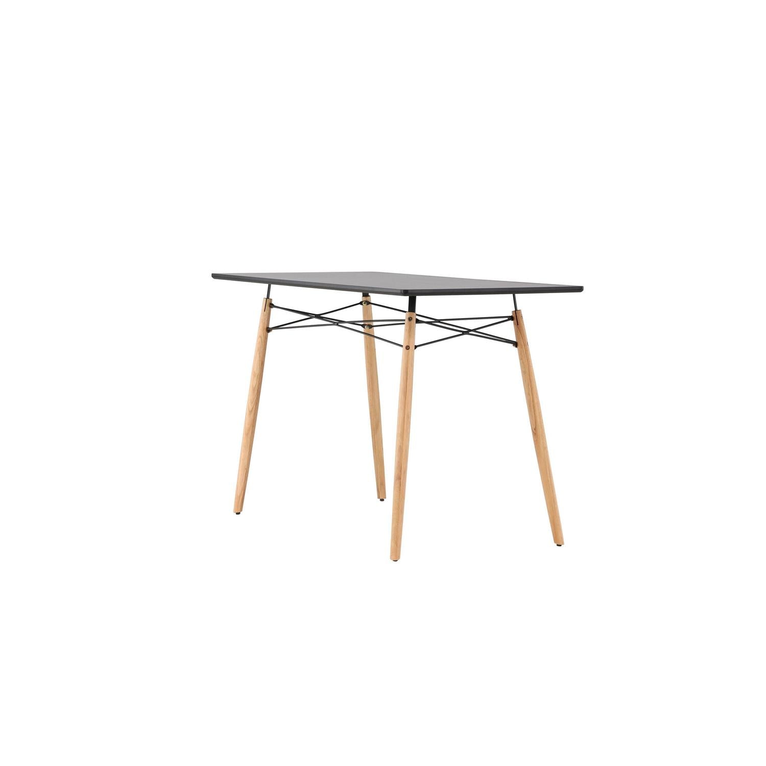 Esstisch Danburi Rechteckig 120*60cm - Schwarz-Esstisch Rechteckig-Venture Home-le canapé