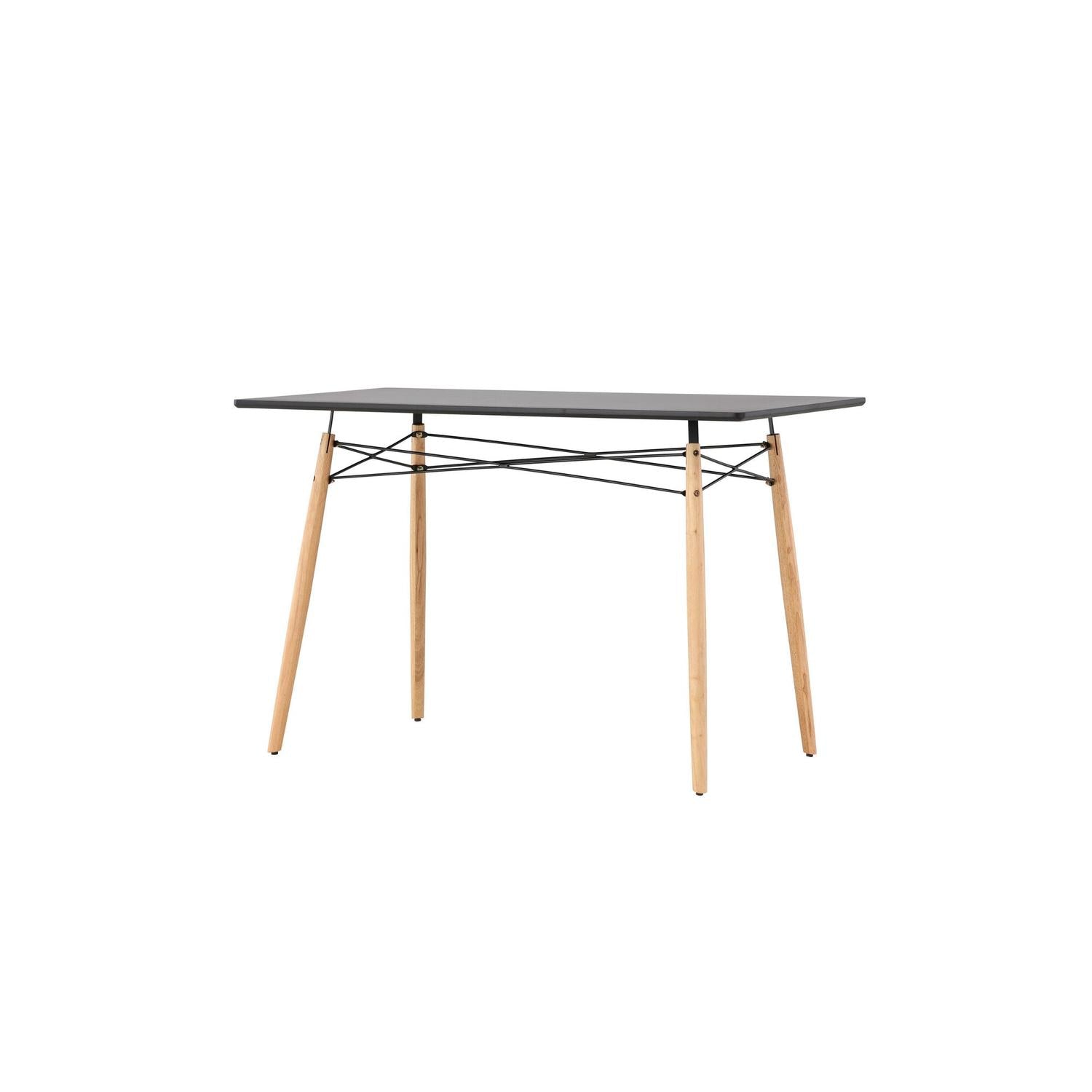Esstisch Danburi Rechteckig 120*60cm - Schwarz-Esstisch Rechteckig-Venture Home-le canapé