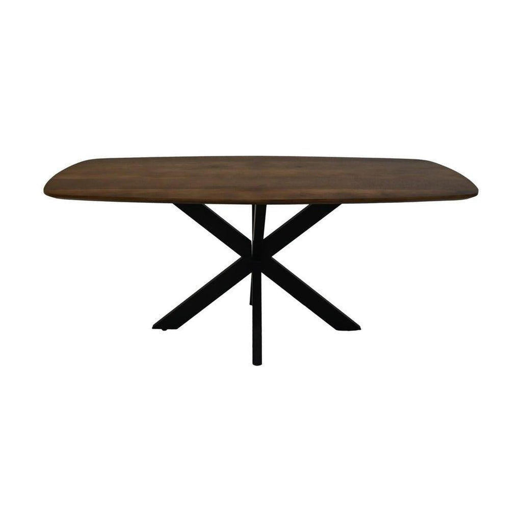 Esstisch Dänisch 220*110cm - Natur/Schwarz8720956601008Esstisch Oval