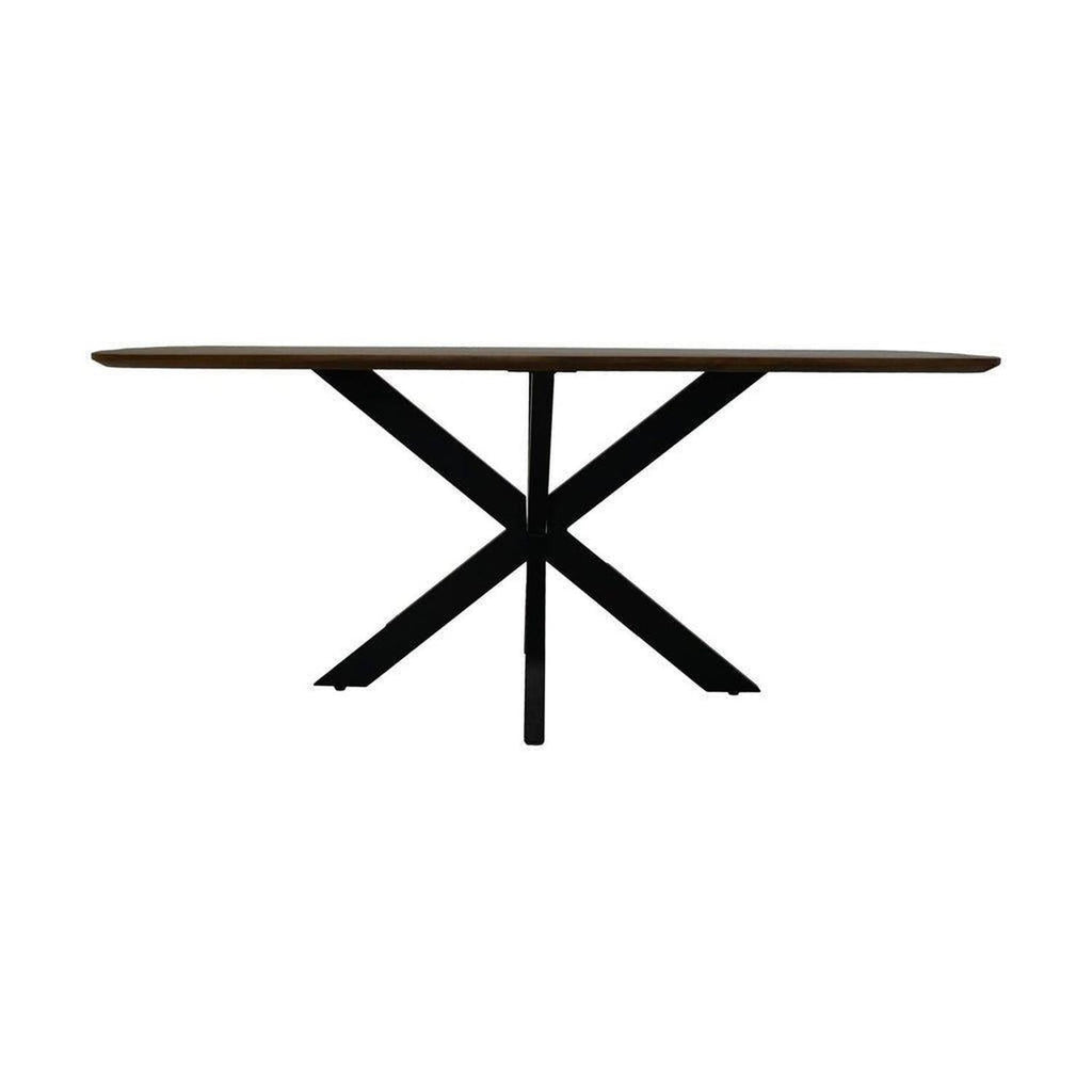 Esstisch Dänisch 220*110cm - Natur/Schwarz8720956601008Esstisch Oval