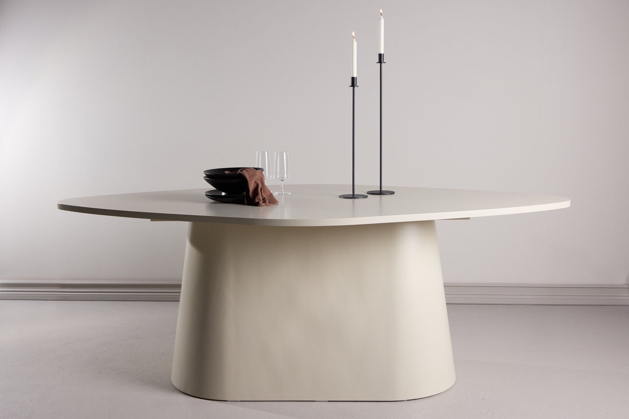 Esstisch Diamond Oval 210*110cm - Beige-Esstisch Oval-Vind-le canapé
