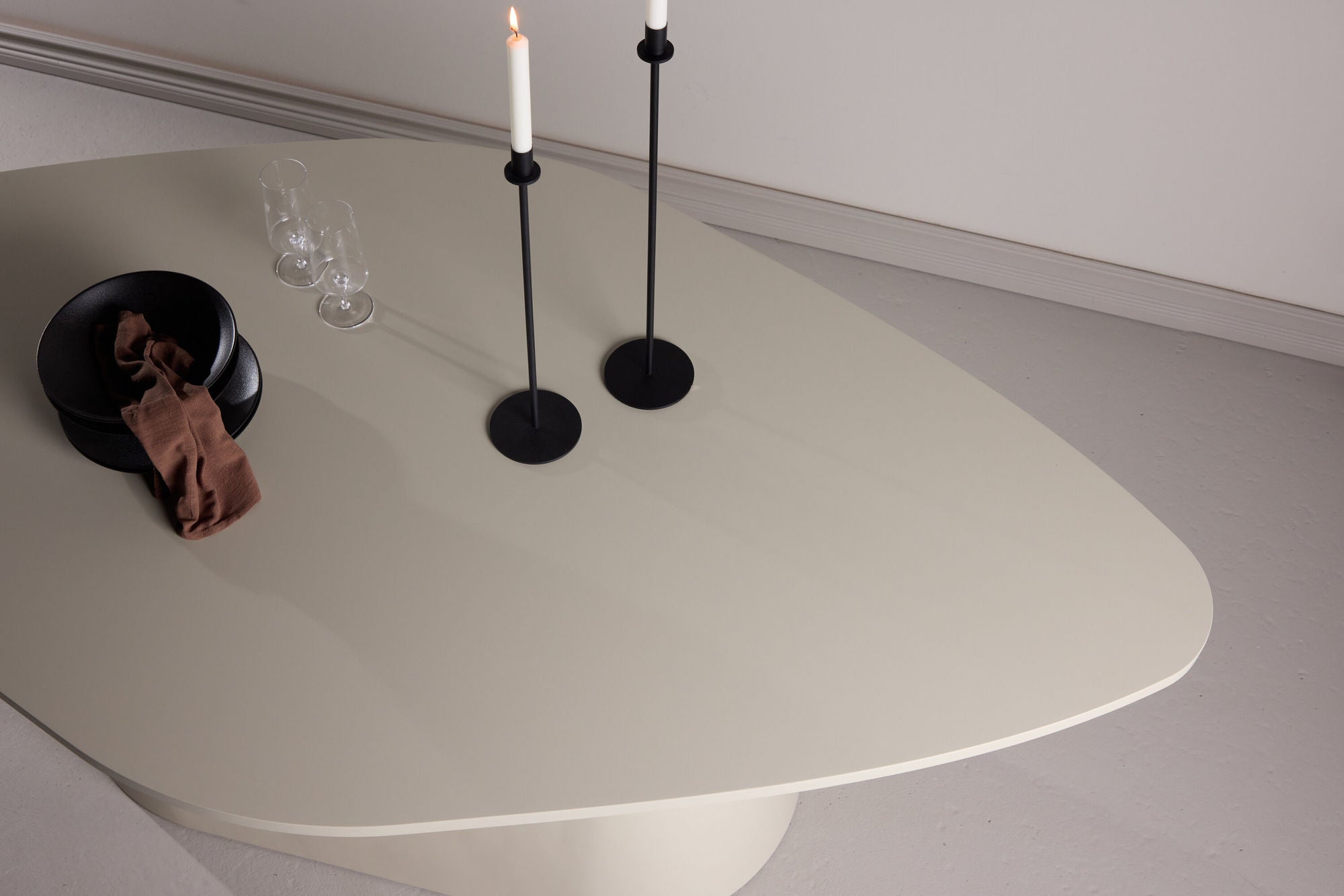 Esstisch Diamond Oval 210*110cm - Beige-Esstische Oval-Vind-le canapé