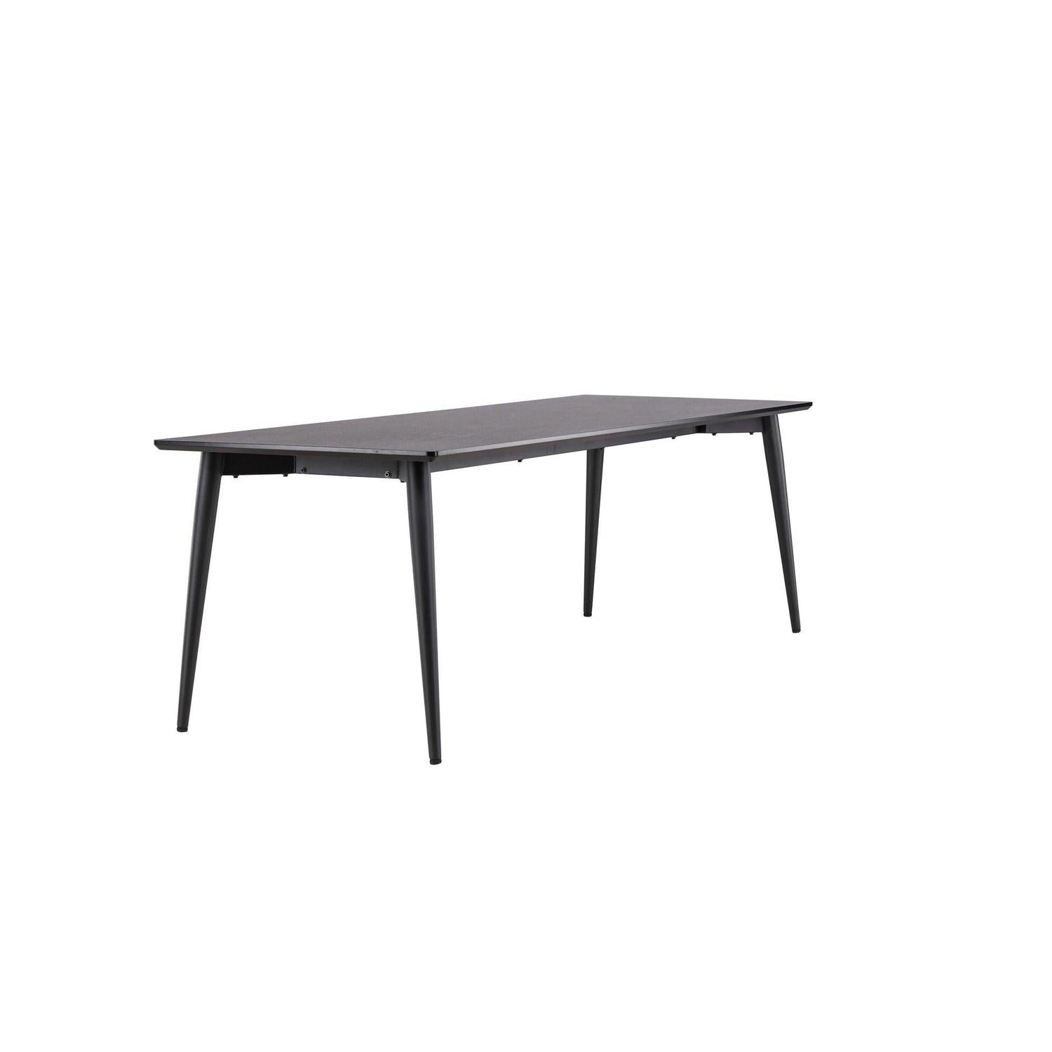 Esstisch Ellis 230*85cm - Schwarz-Esstisch Rechteckig-Venture Home-le canapé