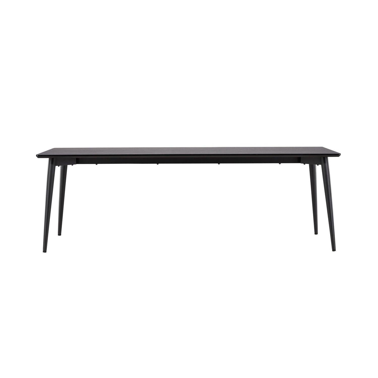 Esstisch Ellis 230*85cm - Schwarz-Esstisch Rechteckig-Venture Home-le canapé