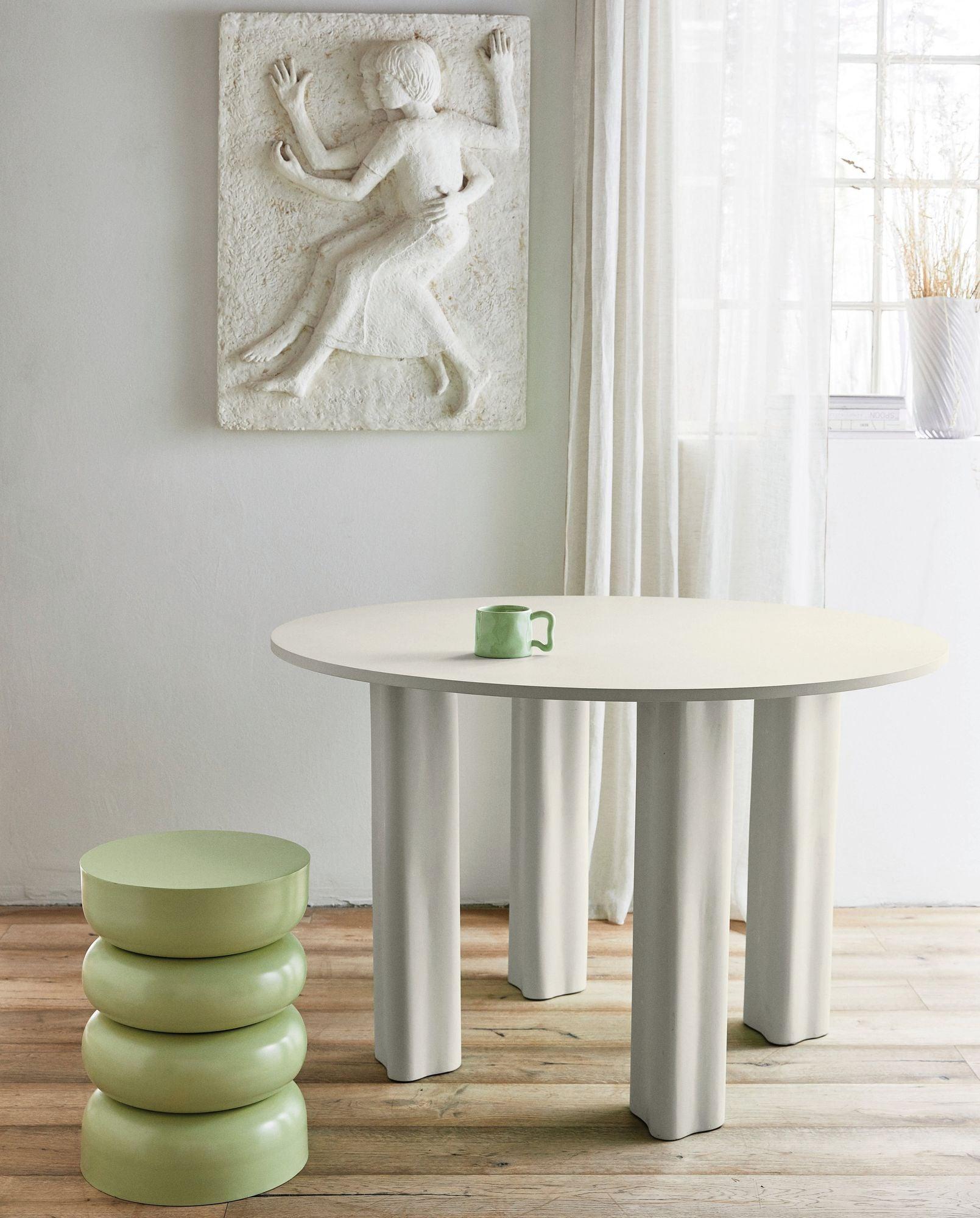 Esstisch ENVO Ø120cm - Beige-Esstische Rund-Nordal A/S-le canapé