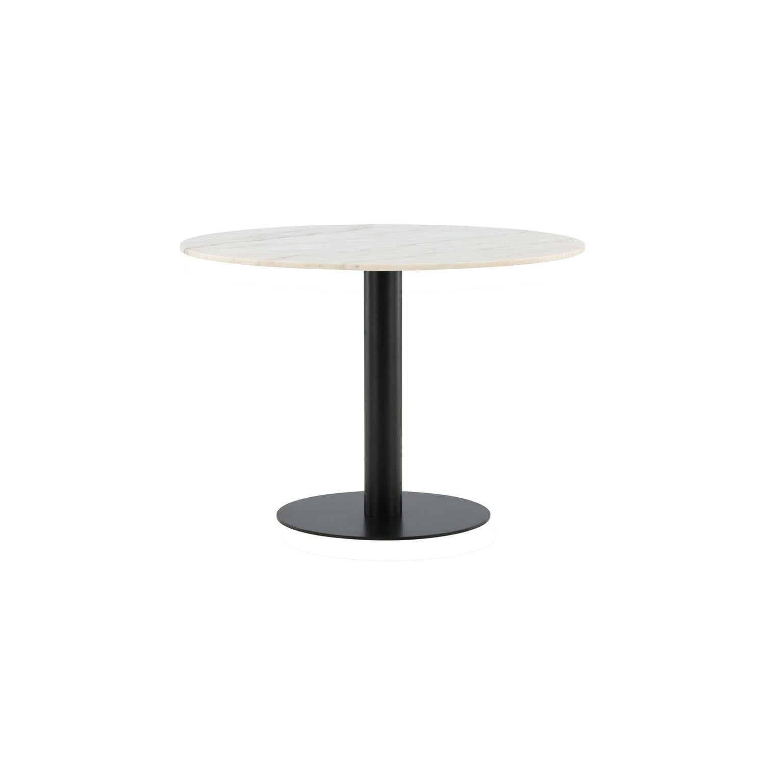 Esstisch Estelle Ø106cm - Weiß Marmor-Esstische Rund-Venture Home-le canapé