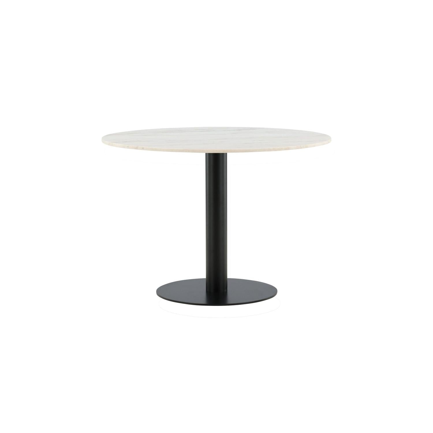 Esstisch Estelle Ø106cm - Weiß Marmor-Esstische Rund-Venture Home-le canapé