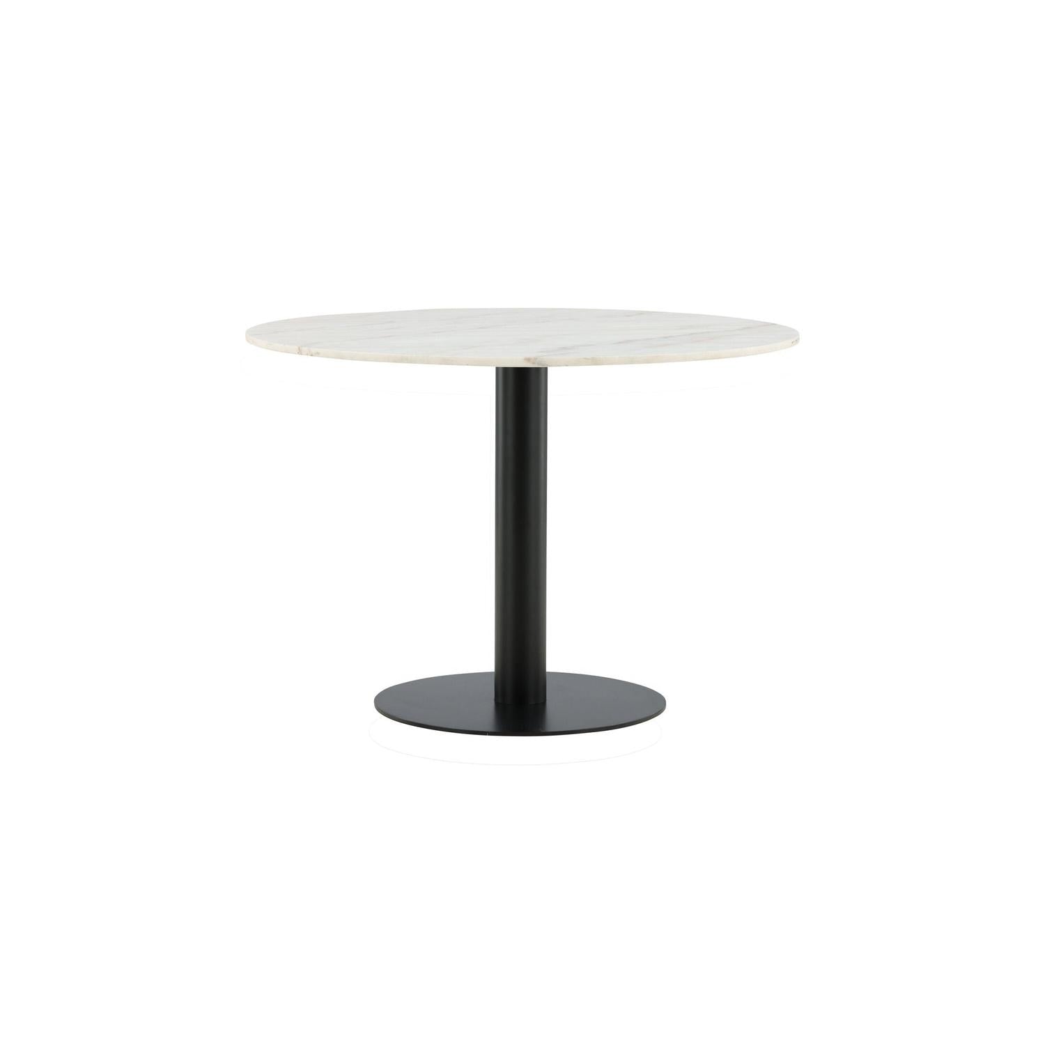 Esstisch Estelle Ø106cm - Weiß Marmor-Esstische Rund-Venture Home-le canapé