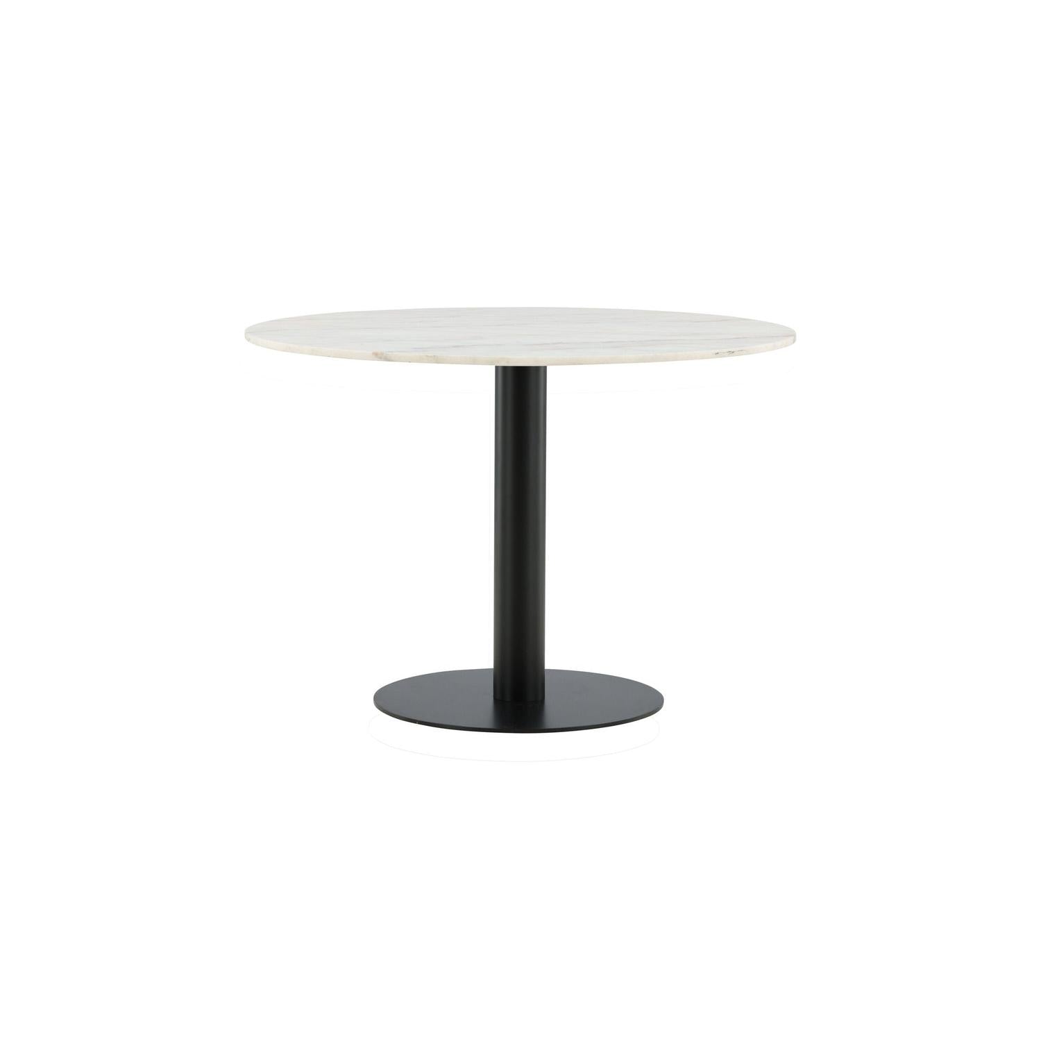 Esstisch Estelle Ø106cm - Weiß Marmor-Esstische Rund-Venture Home-le canapé