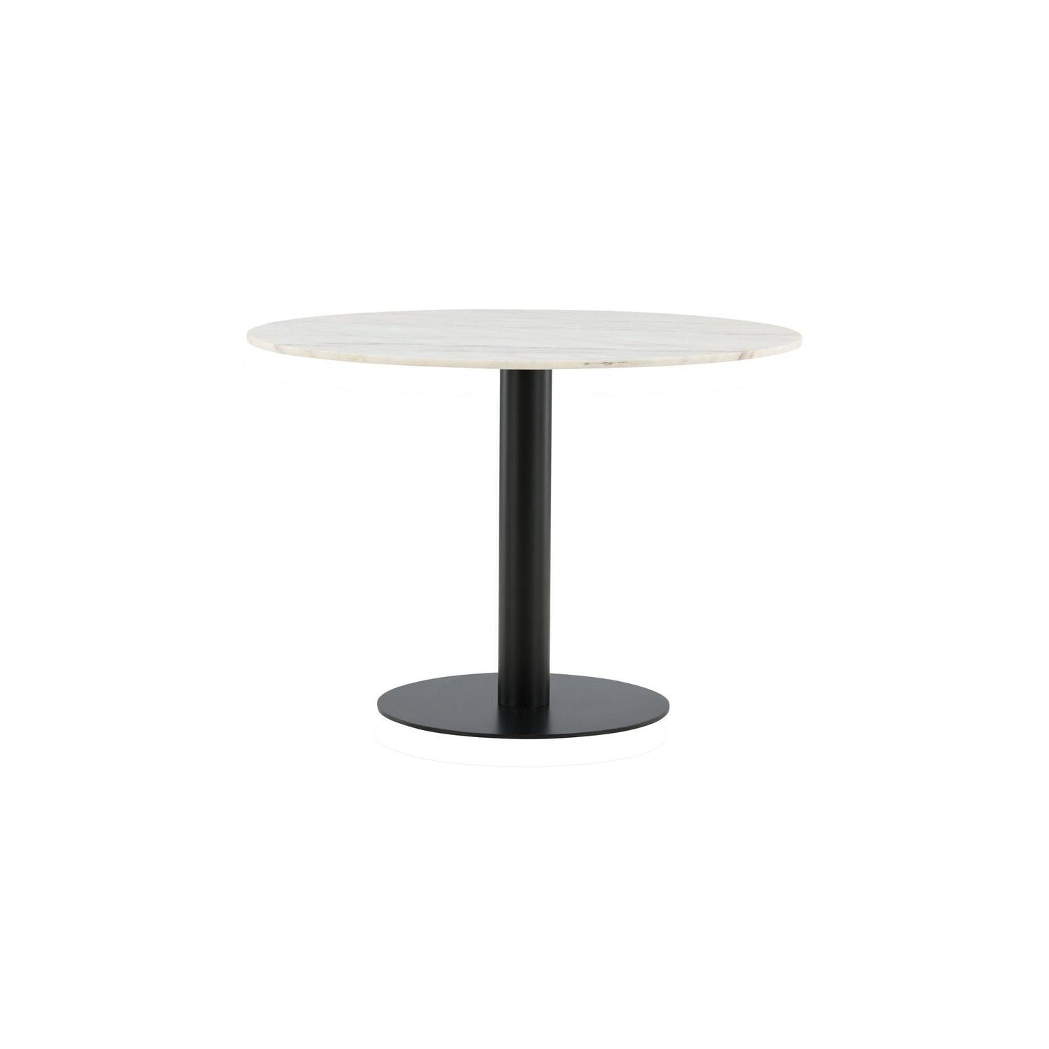 Esstisch Estelle Ø106cm - Weiß Marmor-Esstische Rund-Venture Home-le canapé