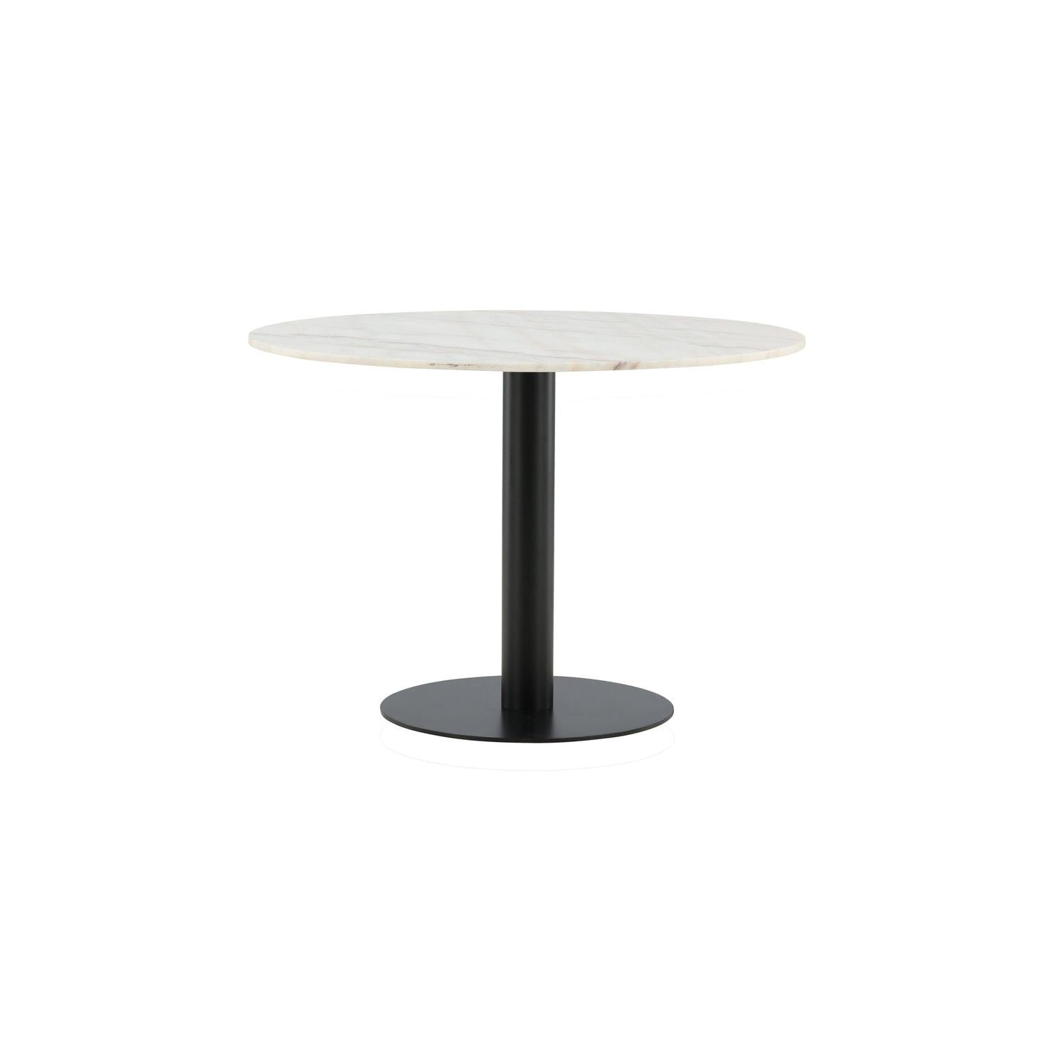 Esstisch Estelle Ø106cm - Weiß Marmor-Esstische Rund-Venture Home-le canapé