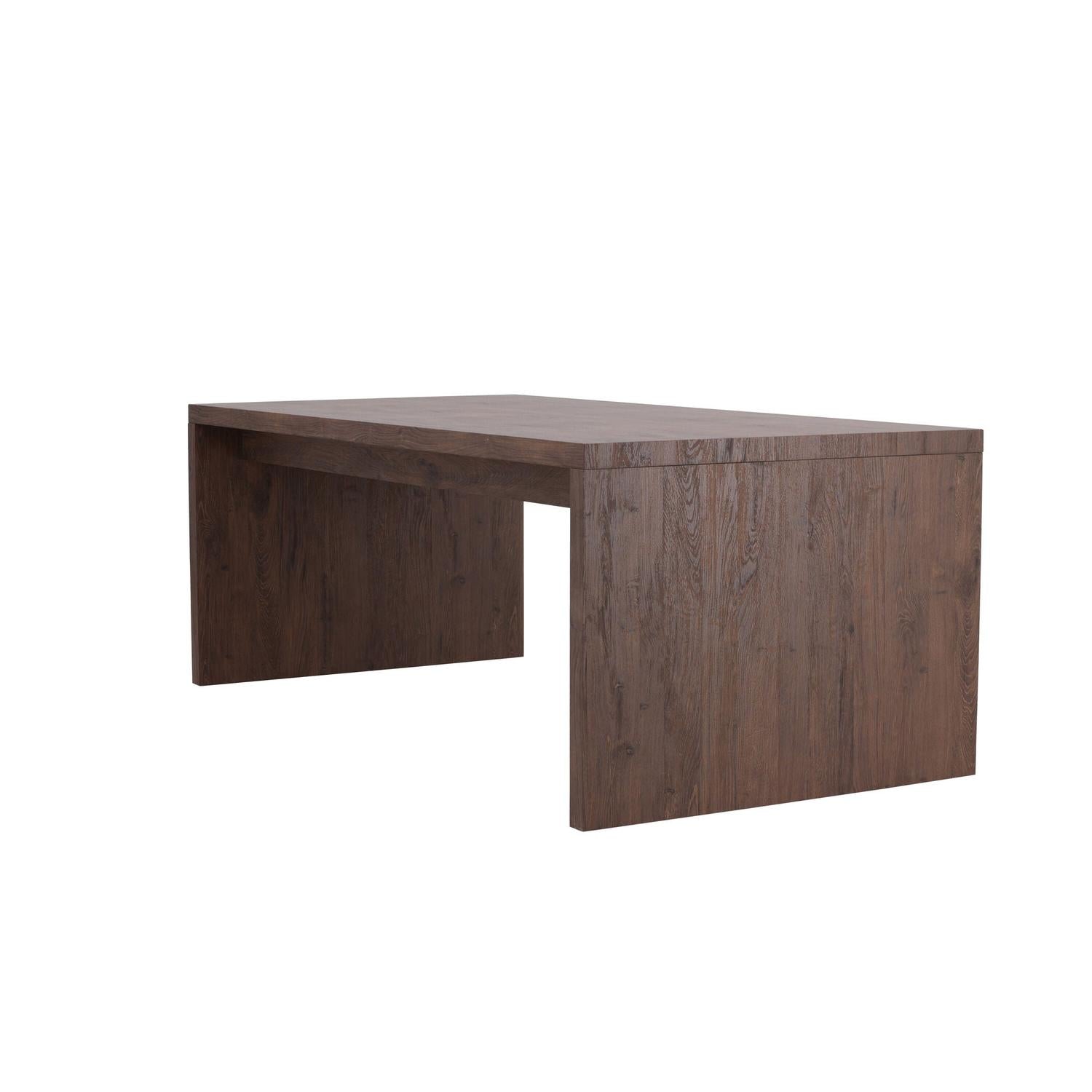 Esstisch Evone 200cm - Dunkelbraun-Esstisch Rechteckig-Venture Home-le canapé
