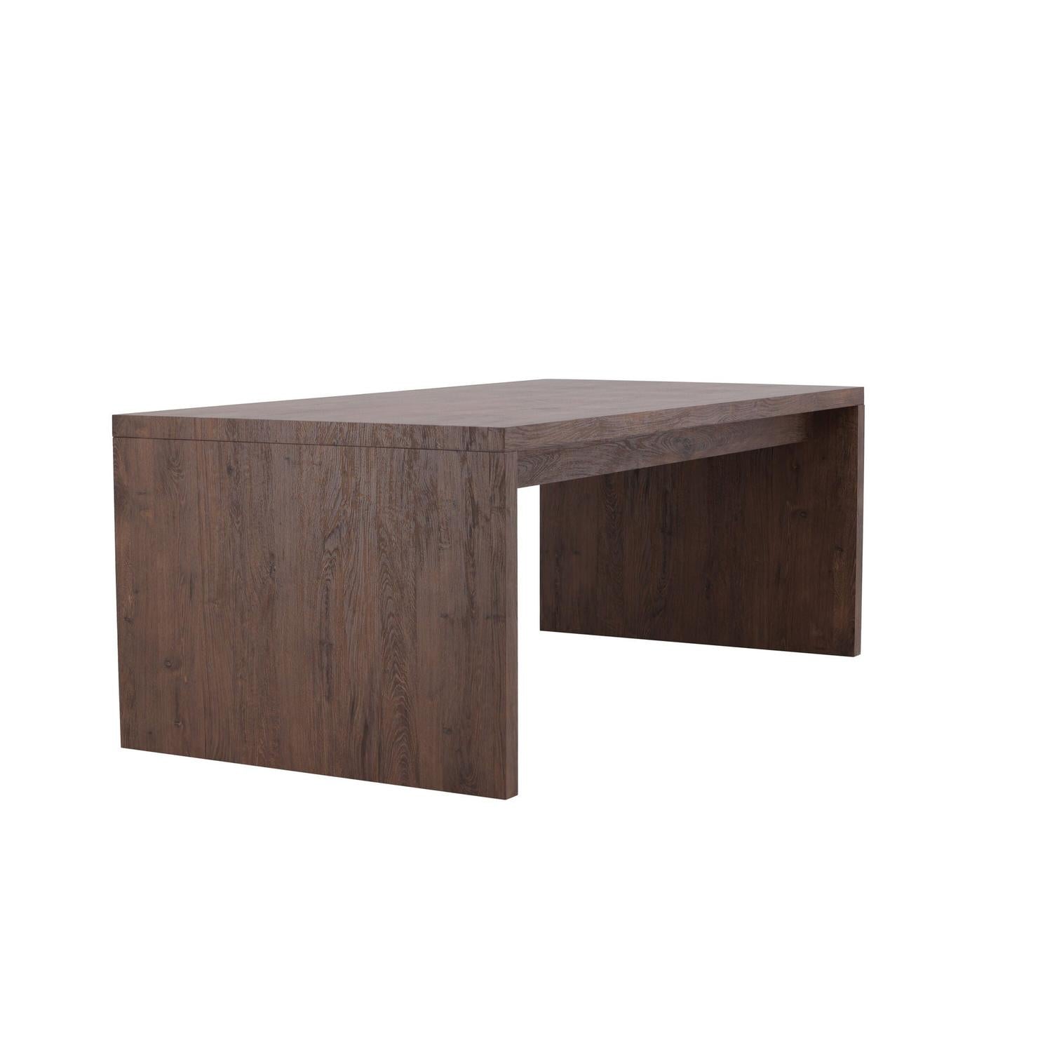 Esstisch Evone 200cm - Dunkelbraun-Esstische Rechteckig-Venture Home-le canapé