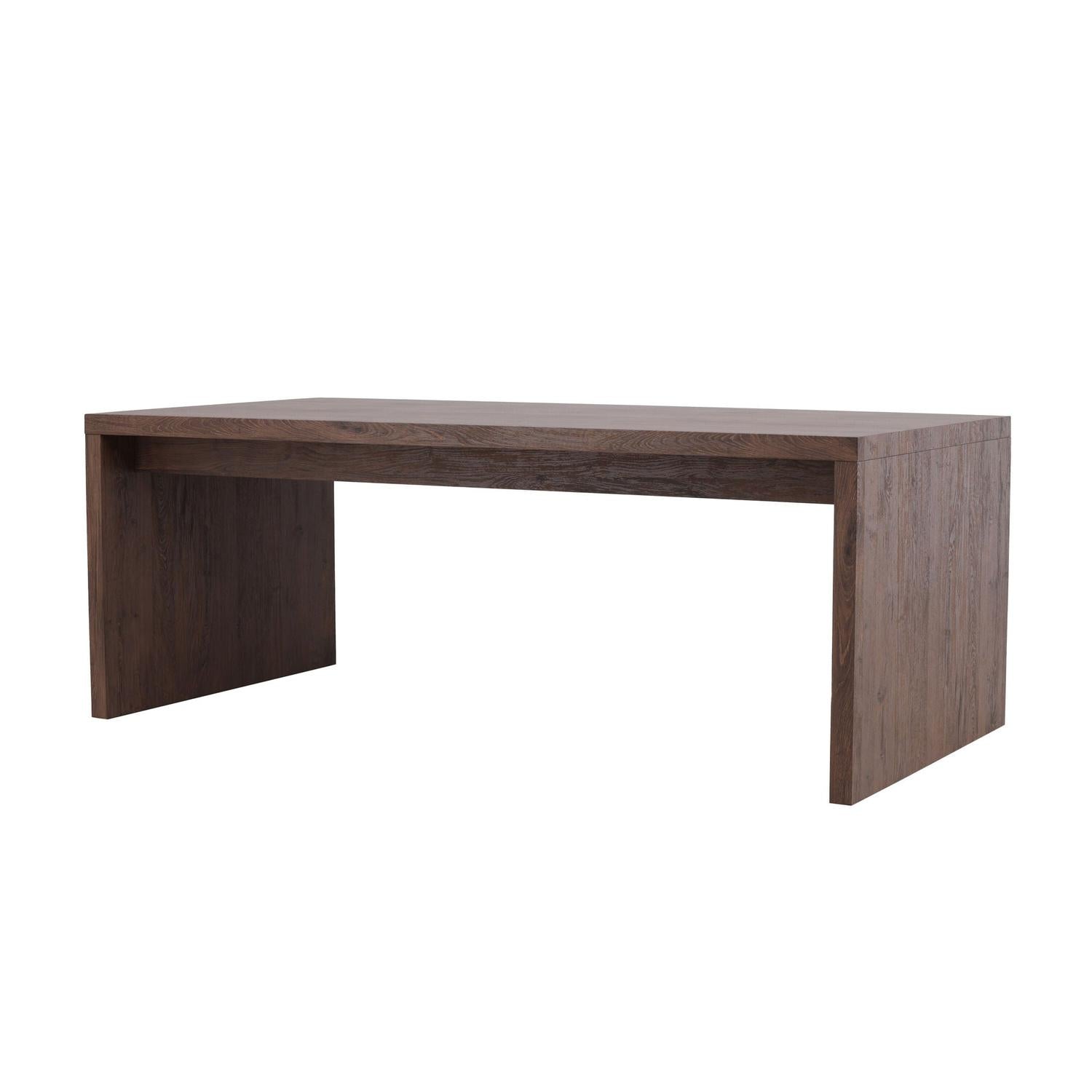 Esstisch Evone 200cm - Dunkelbraun-Esstische Rechteckig-Venture Home-le canapé
