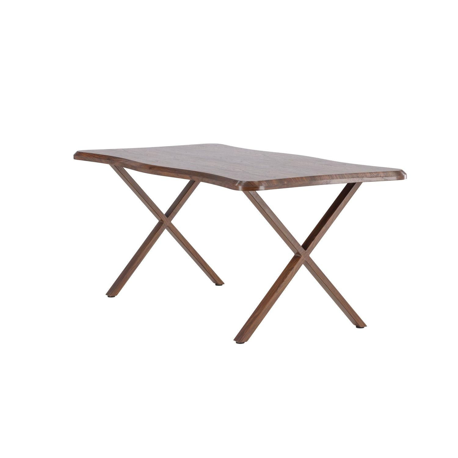 Esstisch Fiona 180*90cm - Braun-Essgruppe Rechteckig-Venture Home-le canapé