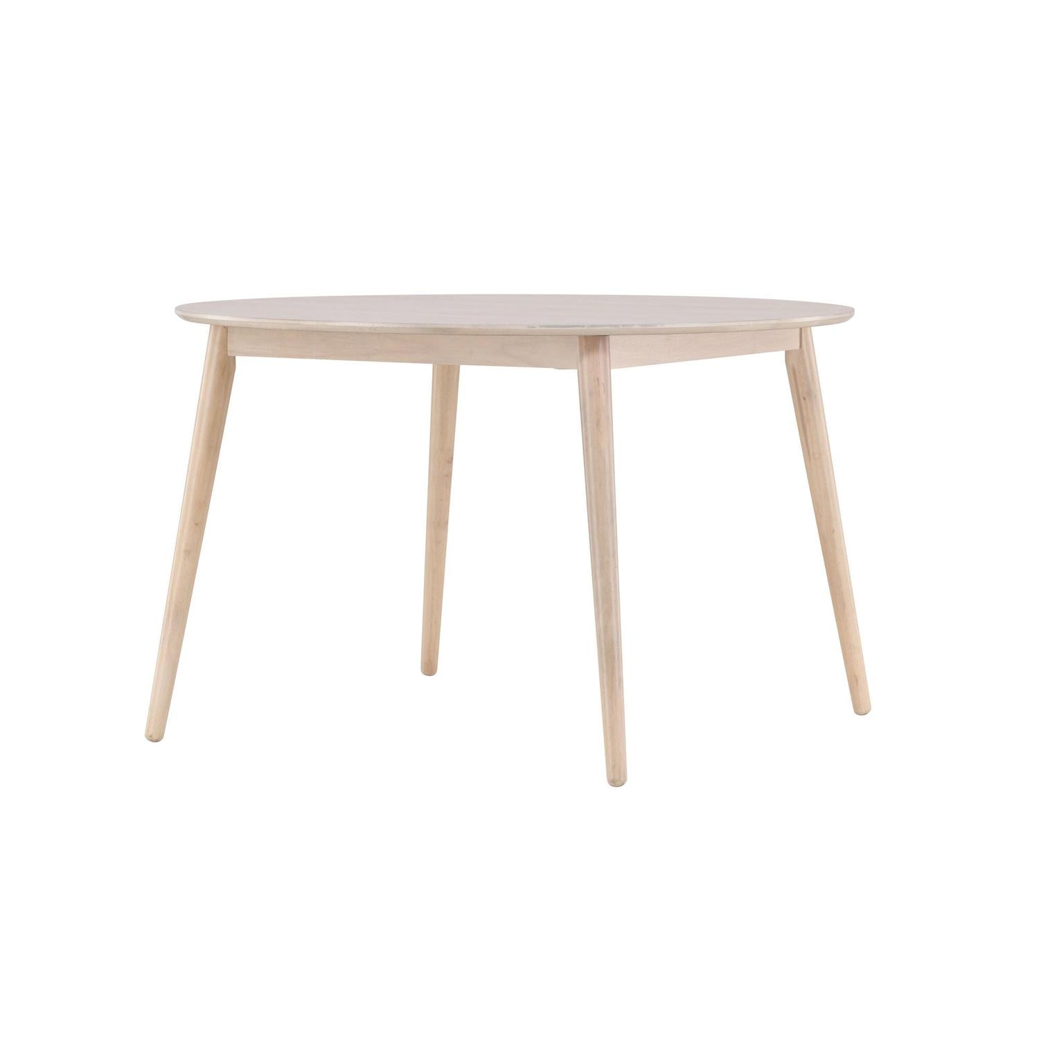 Esstisch Flora Ø120cm - Cremeweiß-Esstische Rund-Venture Home-le canapé