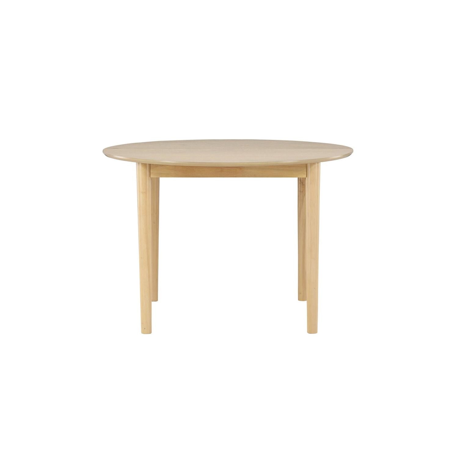 Esstisch Gilda ausziehbar Ø110-150cm - Cremeweiß-Esstische ausziehbar-Venture Home-le canapé