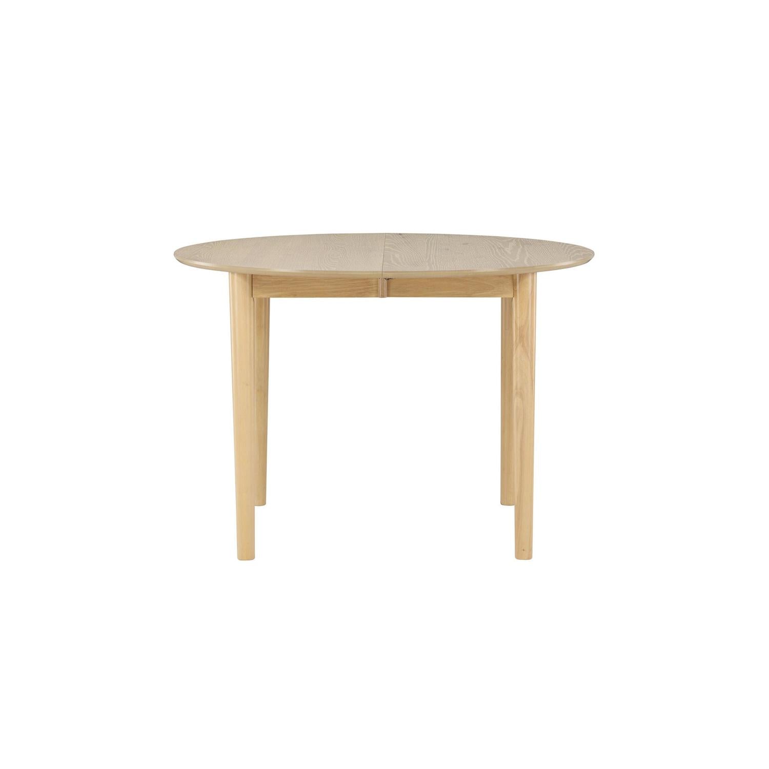 Esstisch Gilda ausziehbar Ø110-150cm - Cremeweiß-Esstische ausziehbar-Venture Home-le canapé